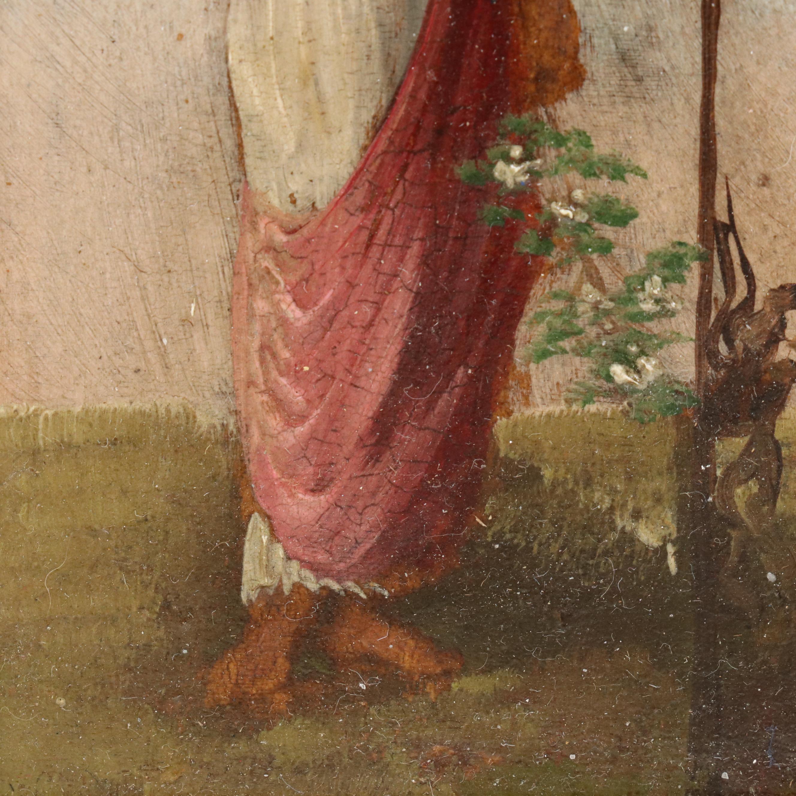 Copy Oil Painting After Jean Benner "Spring and Autumn"