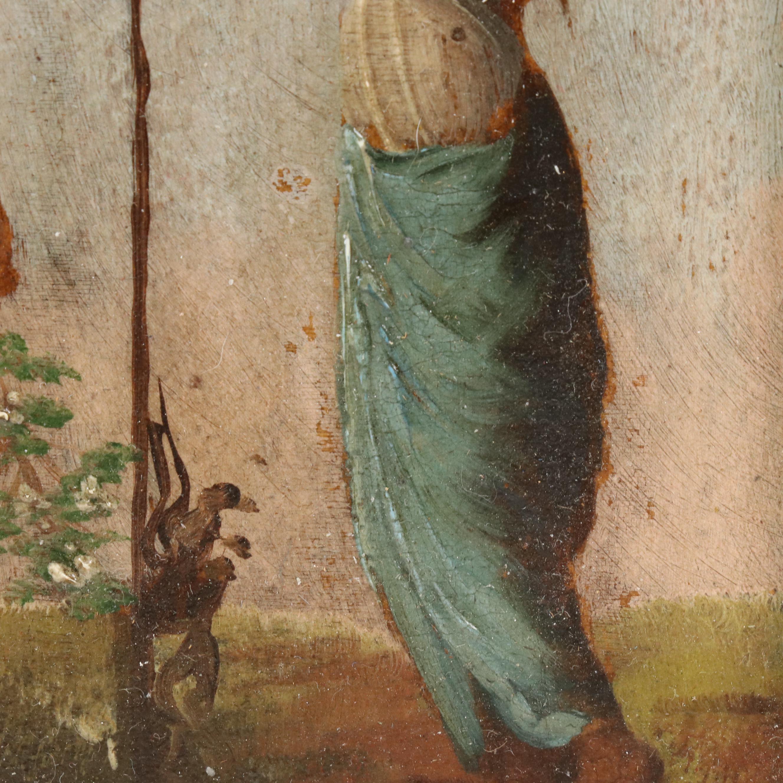 Copy Oil Painting After Jean Benner "Spring and Autumn"