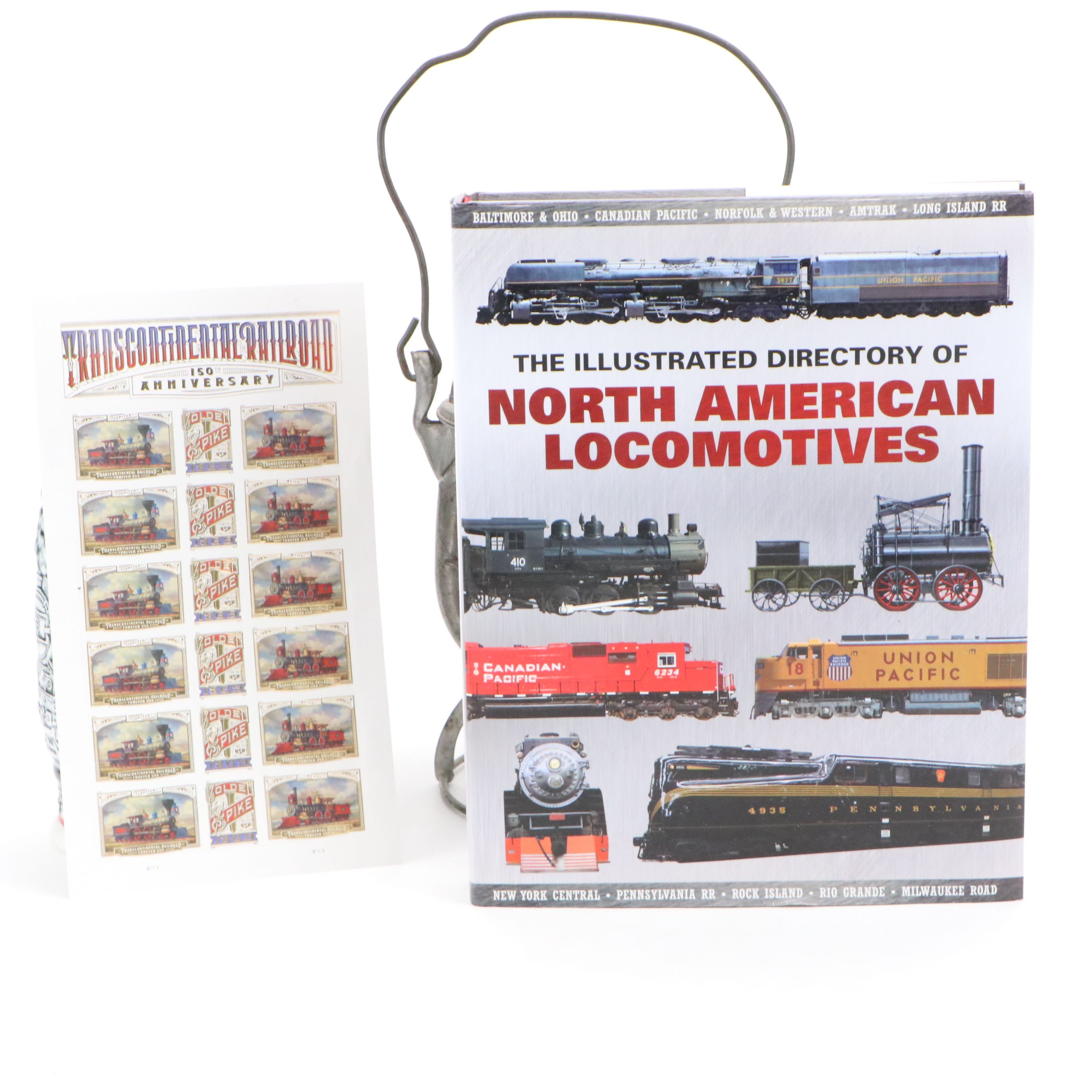 Railroad Collection with "Illustrated Directory of North American Locomotives"