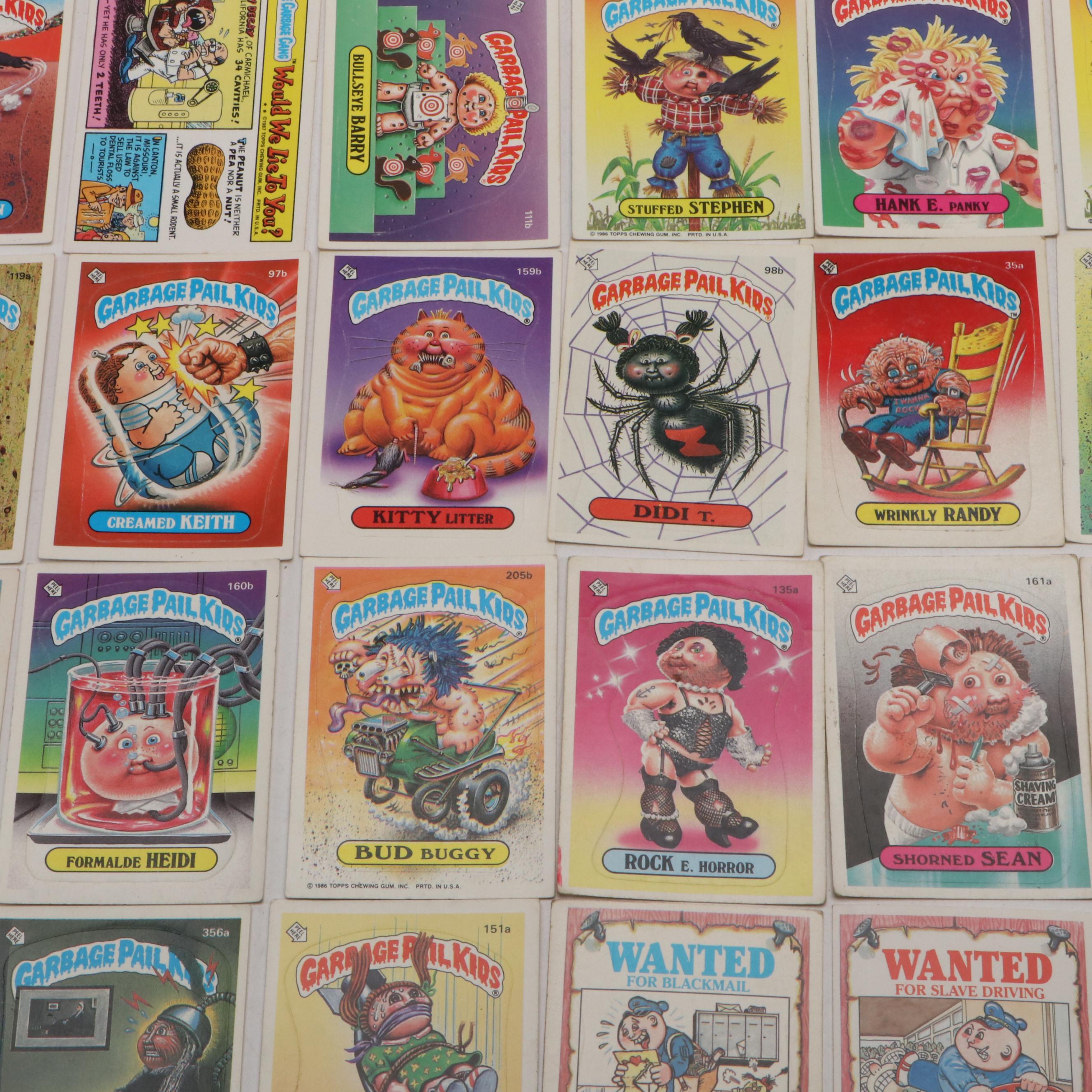Topps Garbage Pail Kids Trading Cards, 1980s
