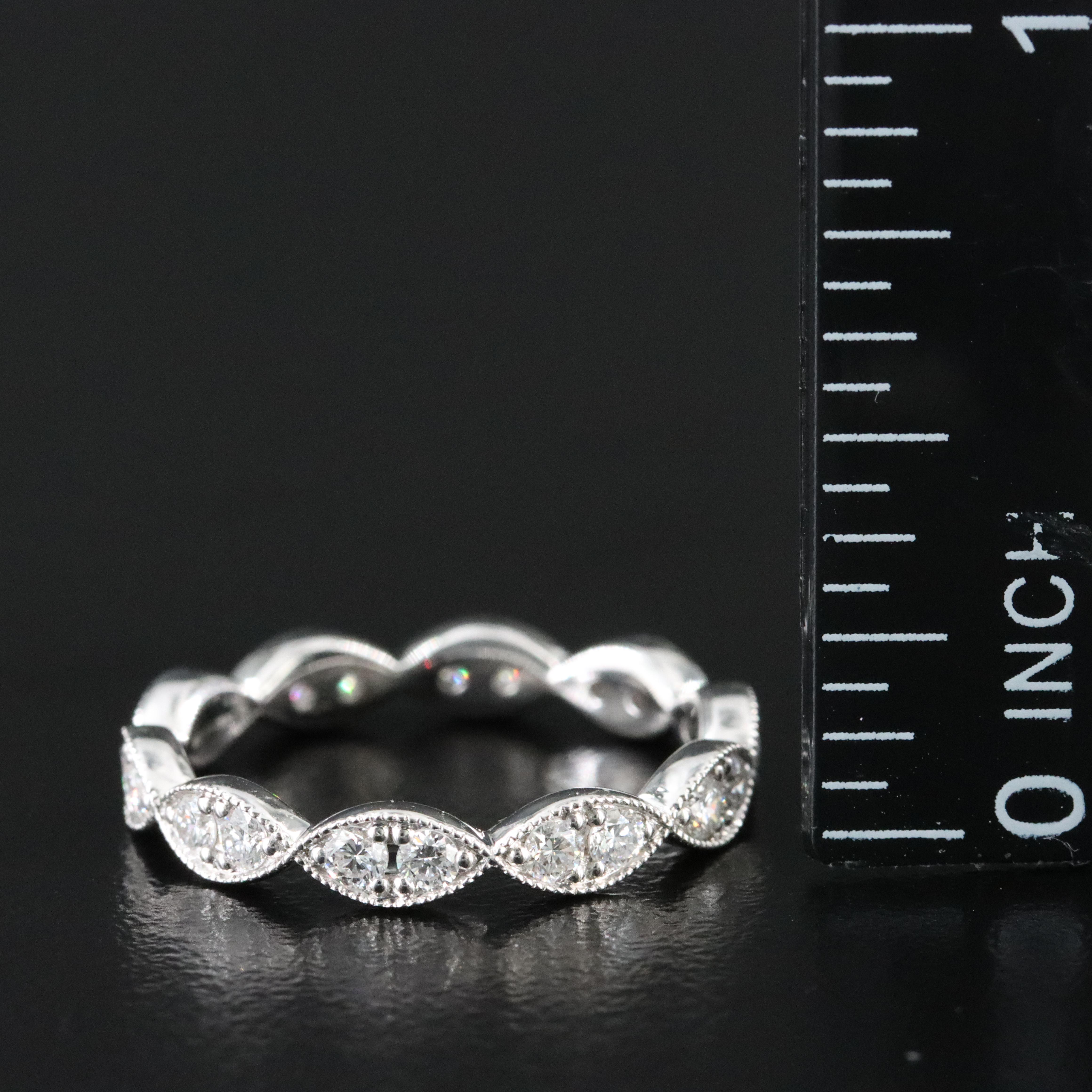 18K 0.62 CTW Lab Grown Diamond Eternity Band