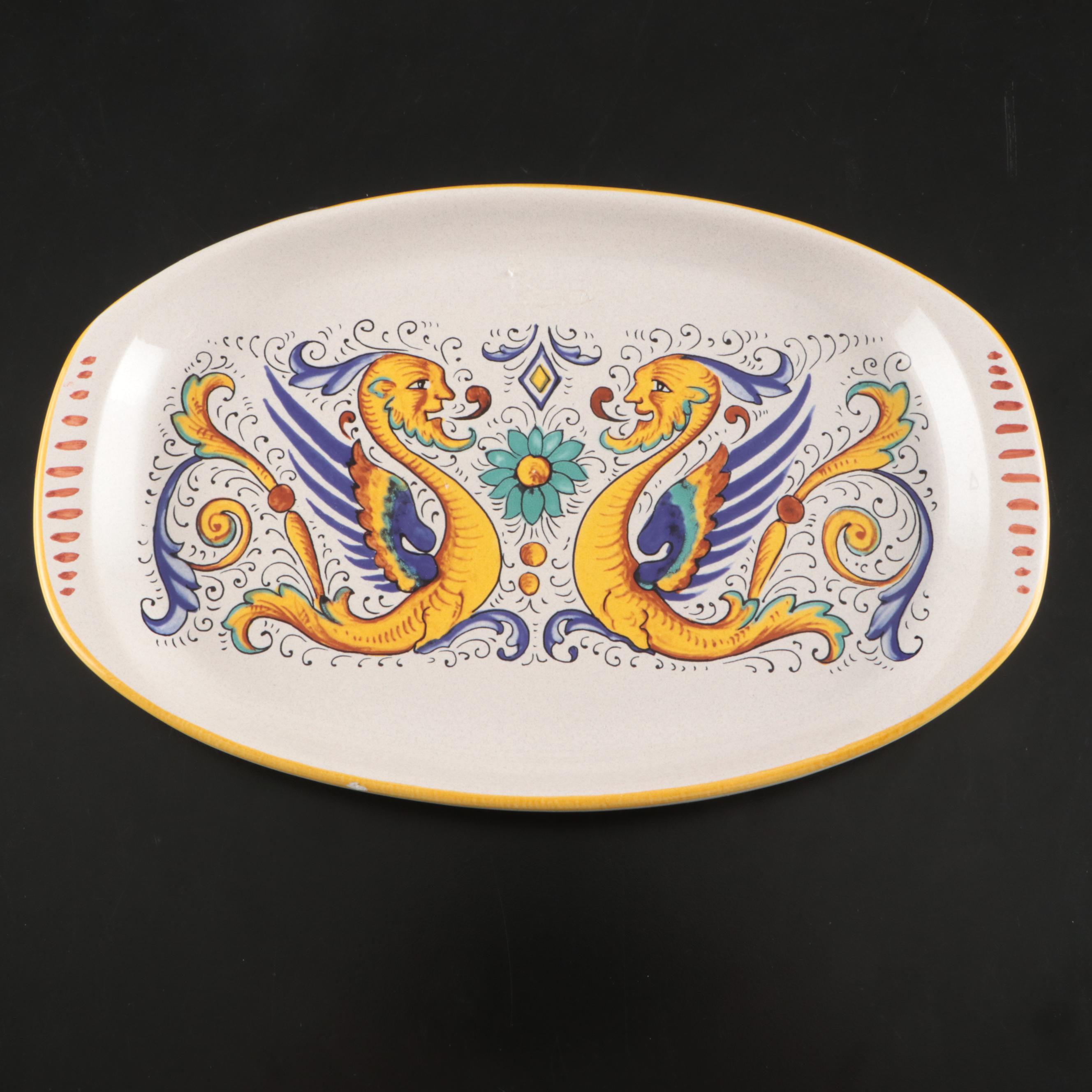 Italian Sur La Table "Deruta" Ceramic Dinnerware