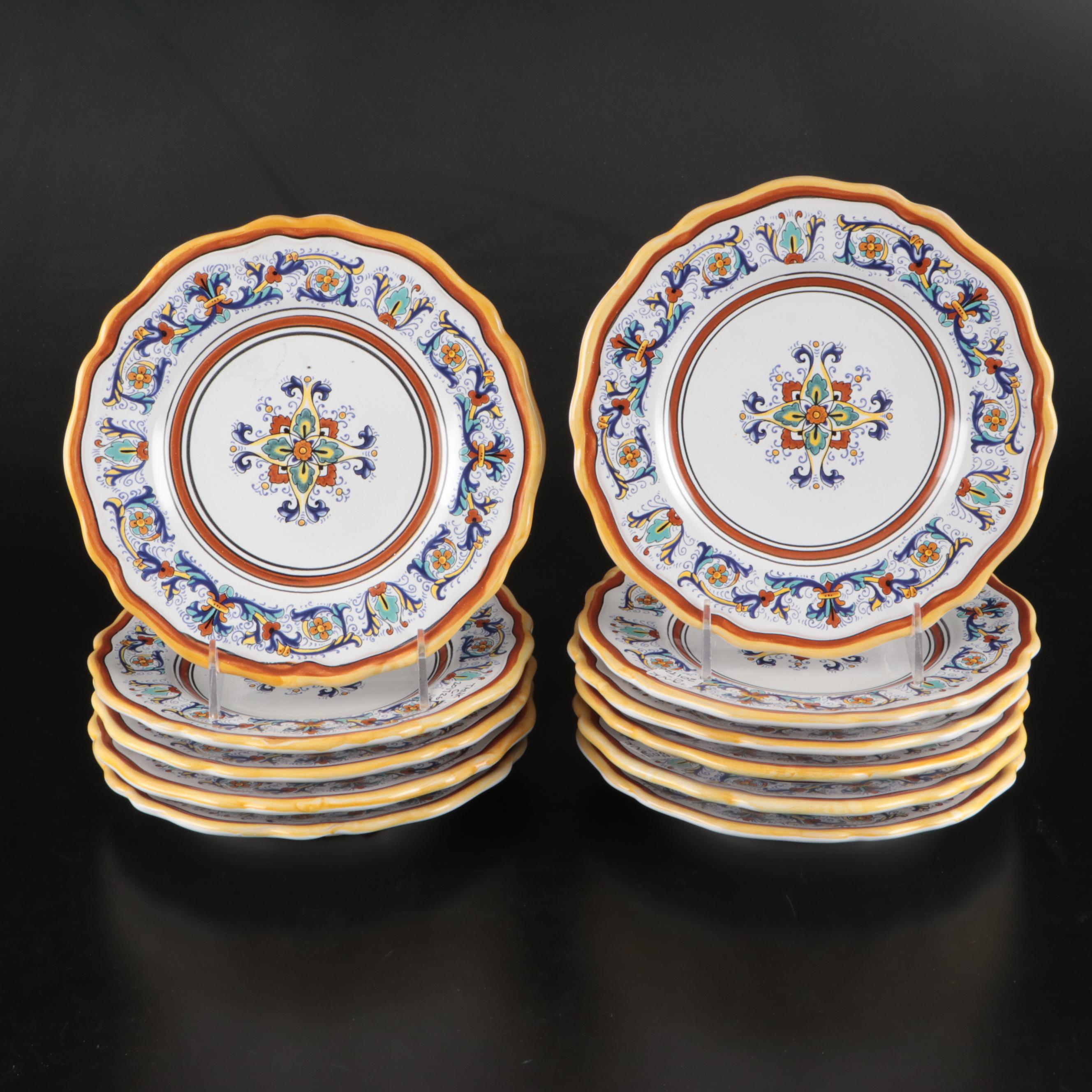 Italian Sur La Table "Deruta" Ceramic Dinnerware