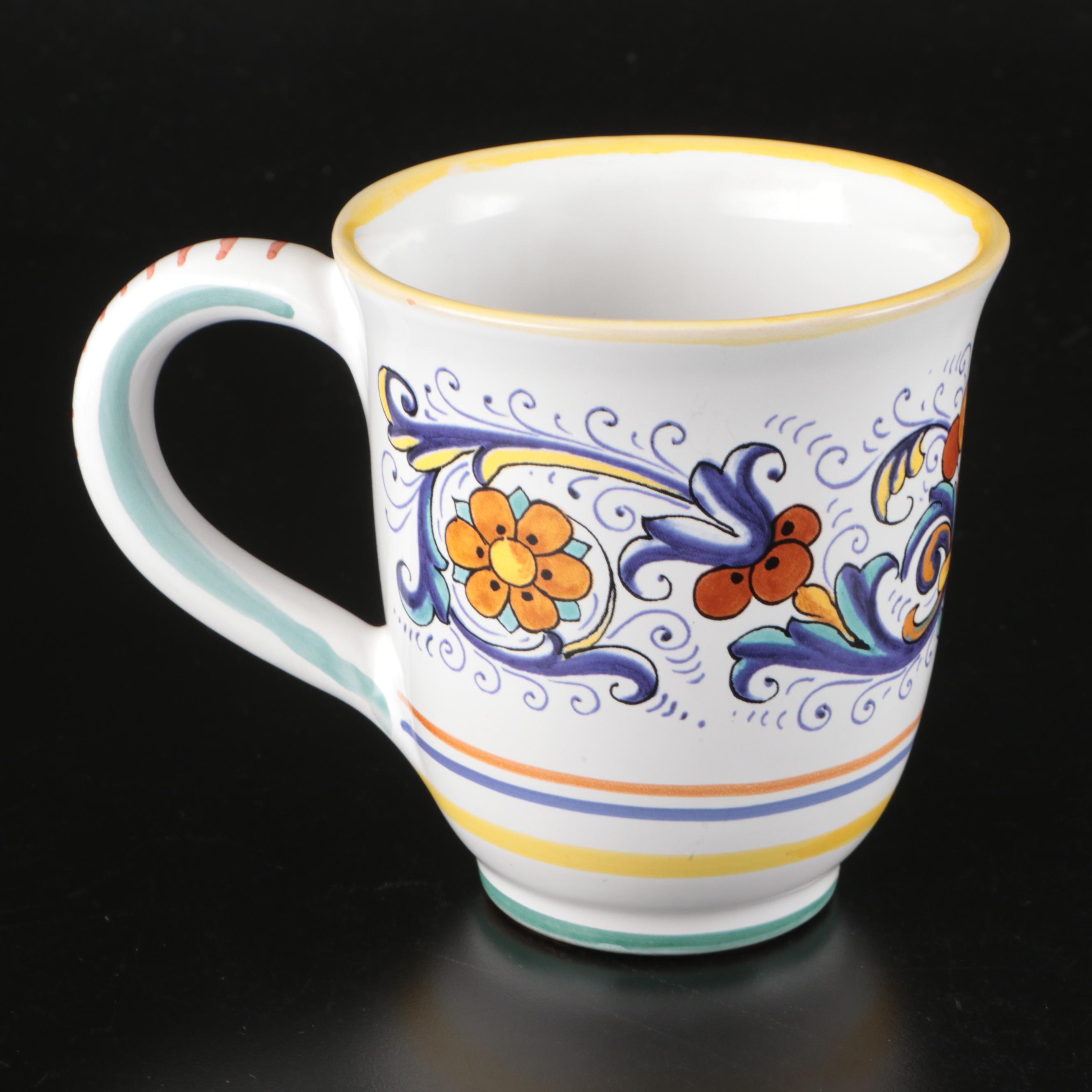 Italian Sur La Table "Deruta" Ceramic Dinnerware