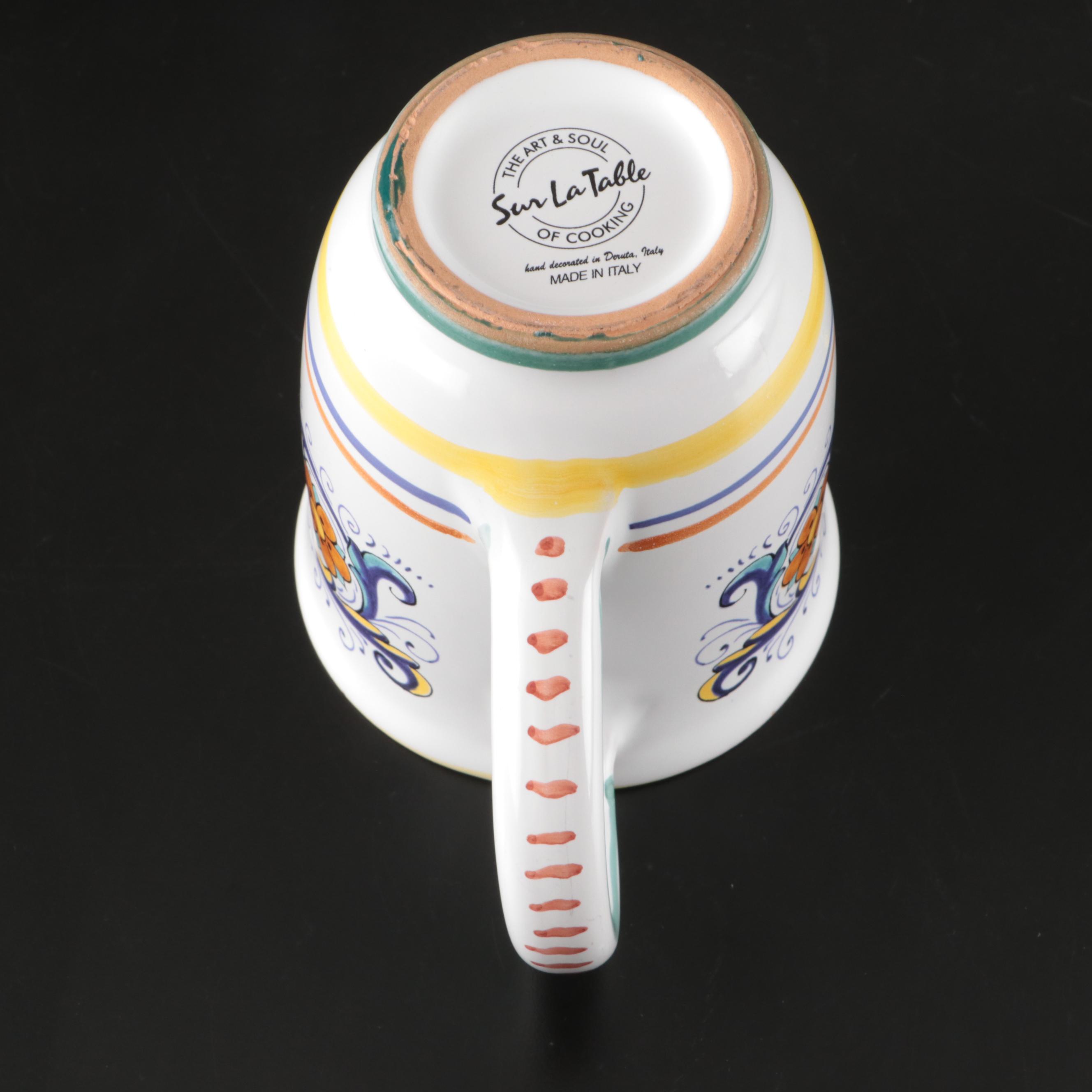 Italian Sur La Table "Deruta" Ceramic Dinnerware