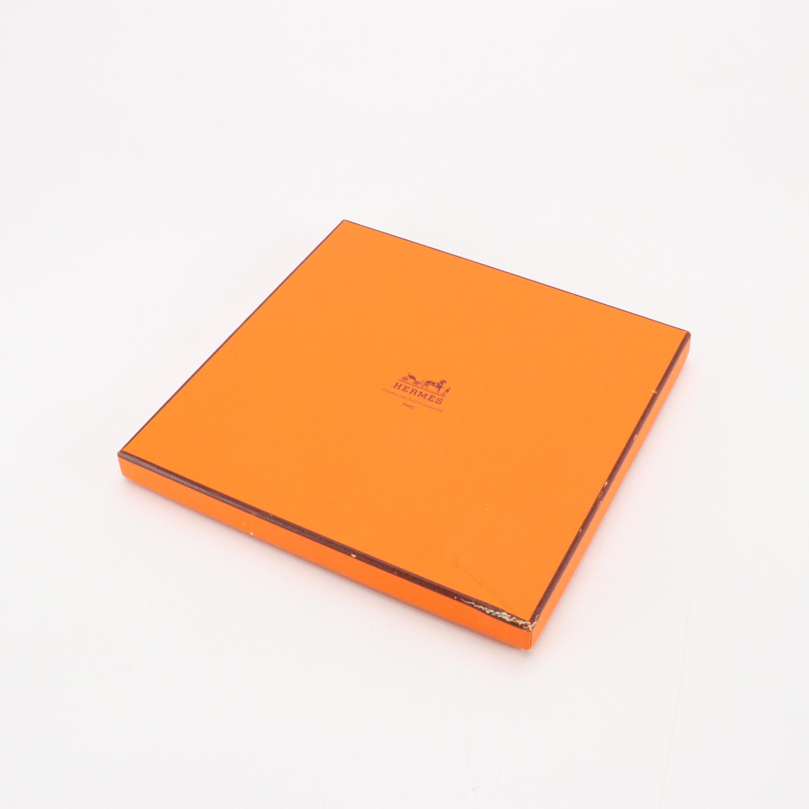 Hermès "Spinnakers" Scarf 90 in Silk Twill with Box