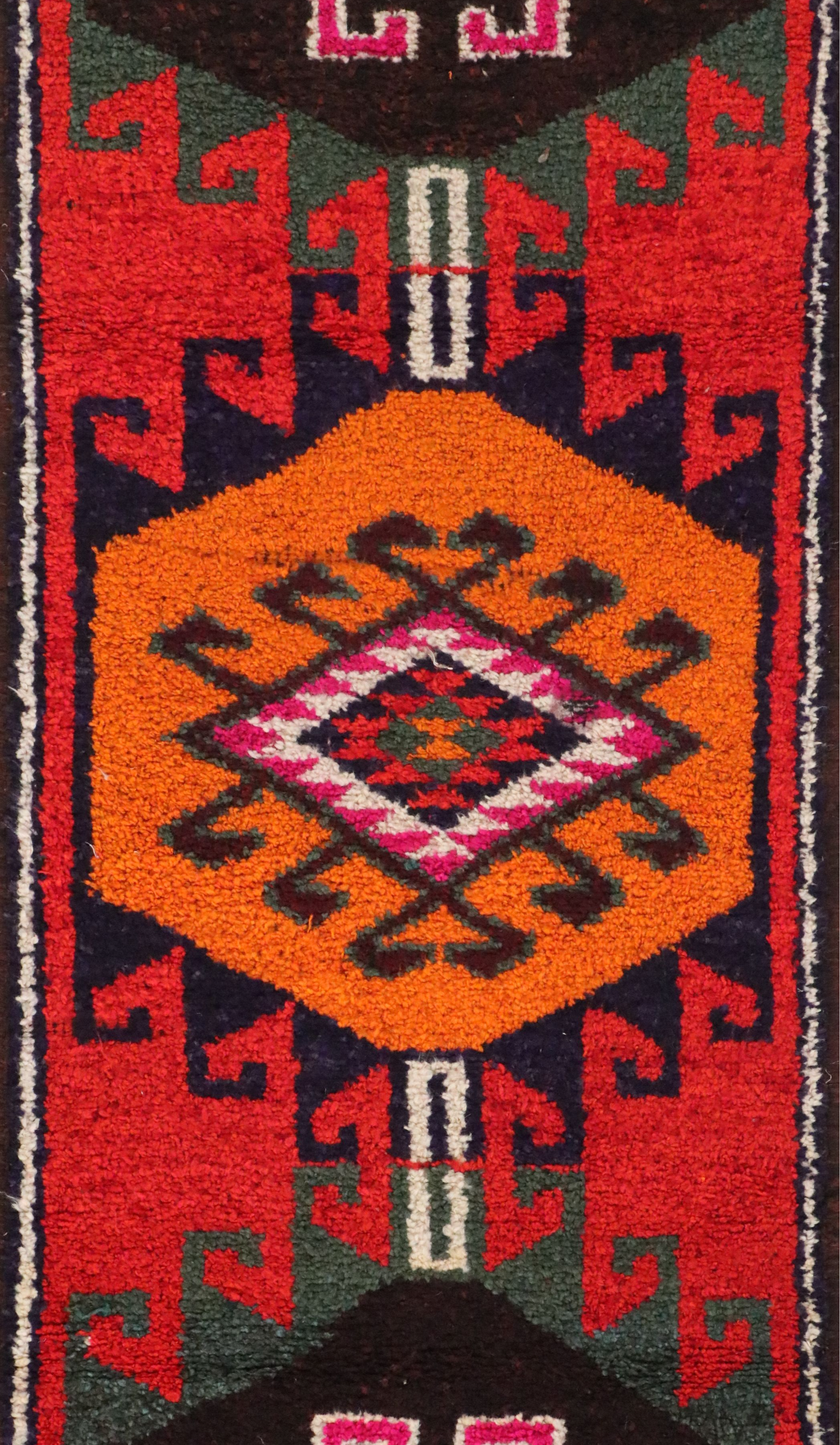 3'2 x 10'10 Hand-Knotted Moroccan Berber Long Rug