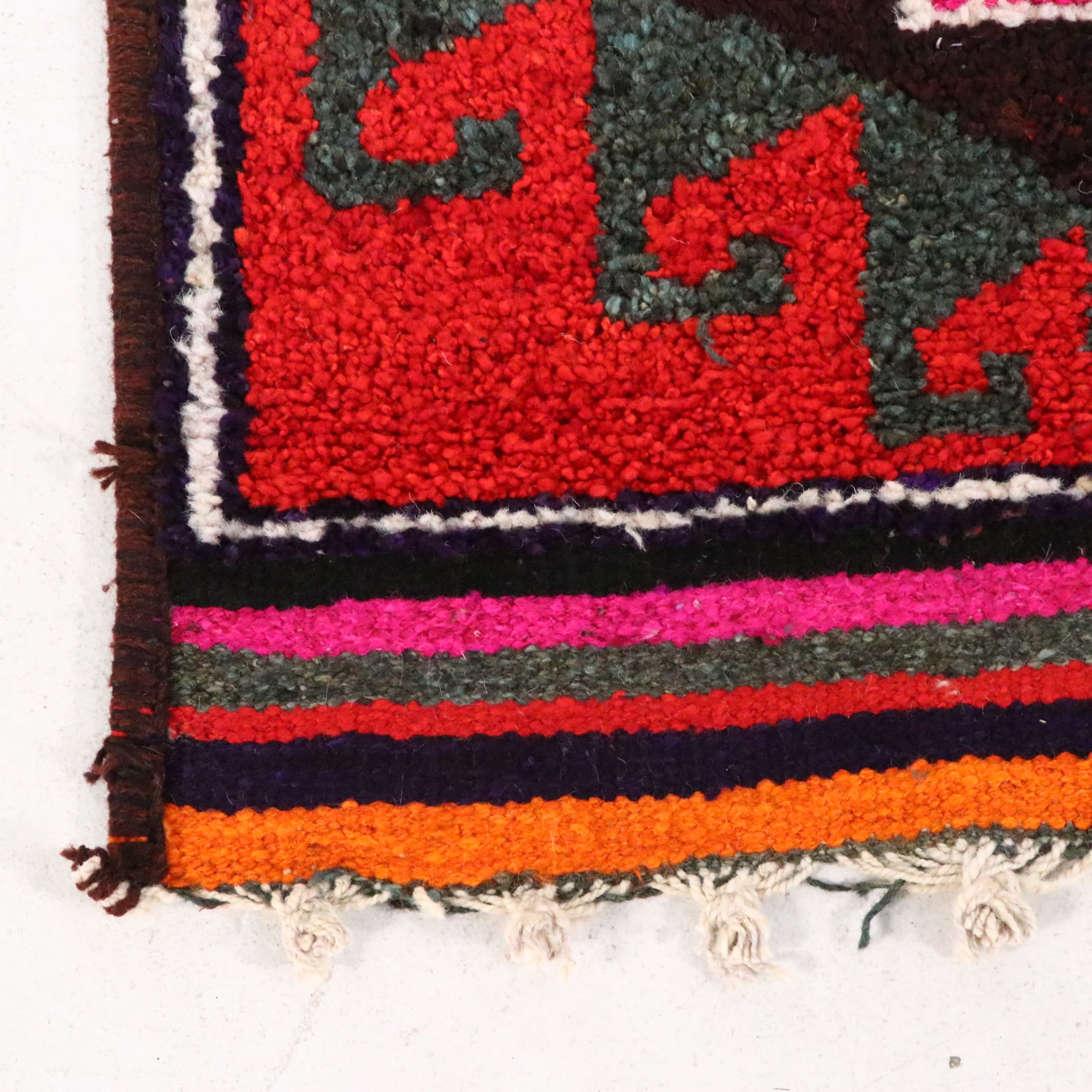 3'2 x 10'10 Hand-Knotted Moroccan Berber Long Rug