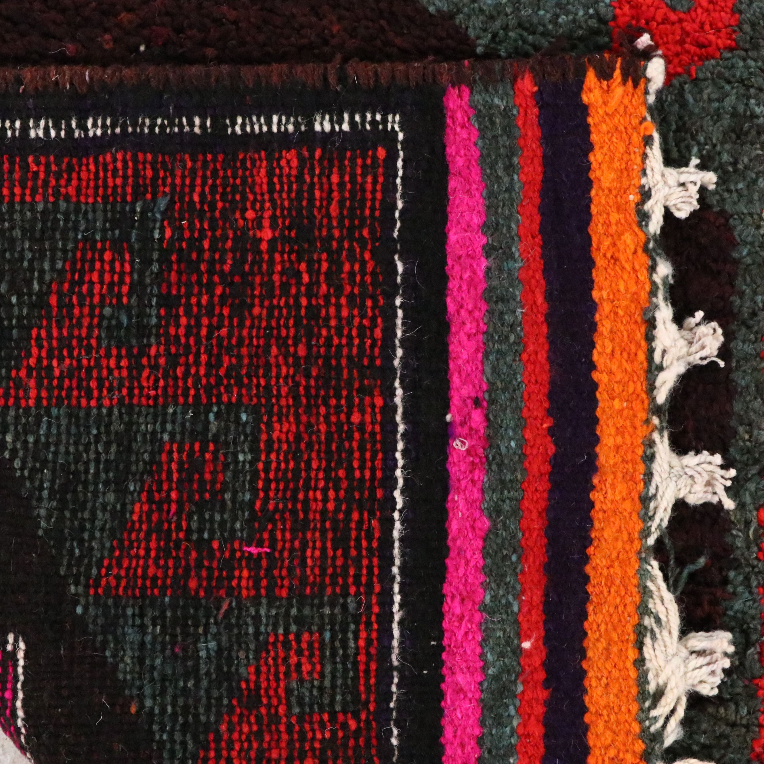 3'2 x 10'10 Hand-Knotted Moroccan Berber Long Rug