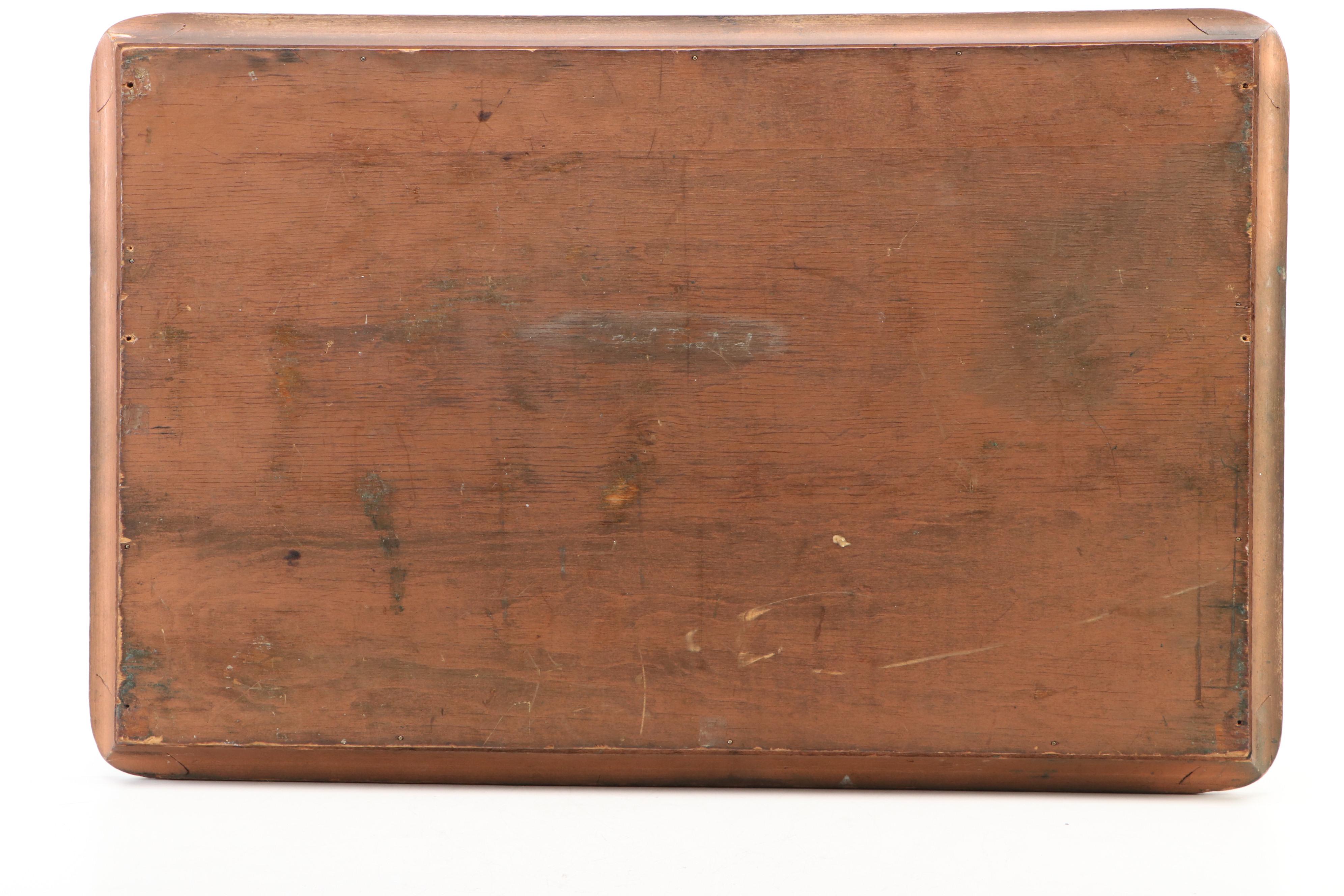 Harry W. Longfellow Chased Metal Relief of Giraffe Family