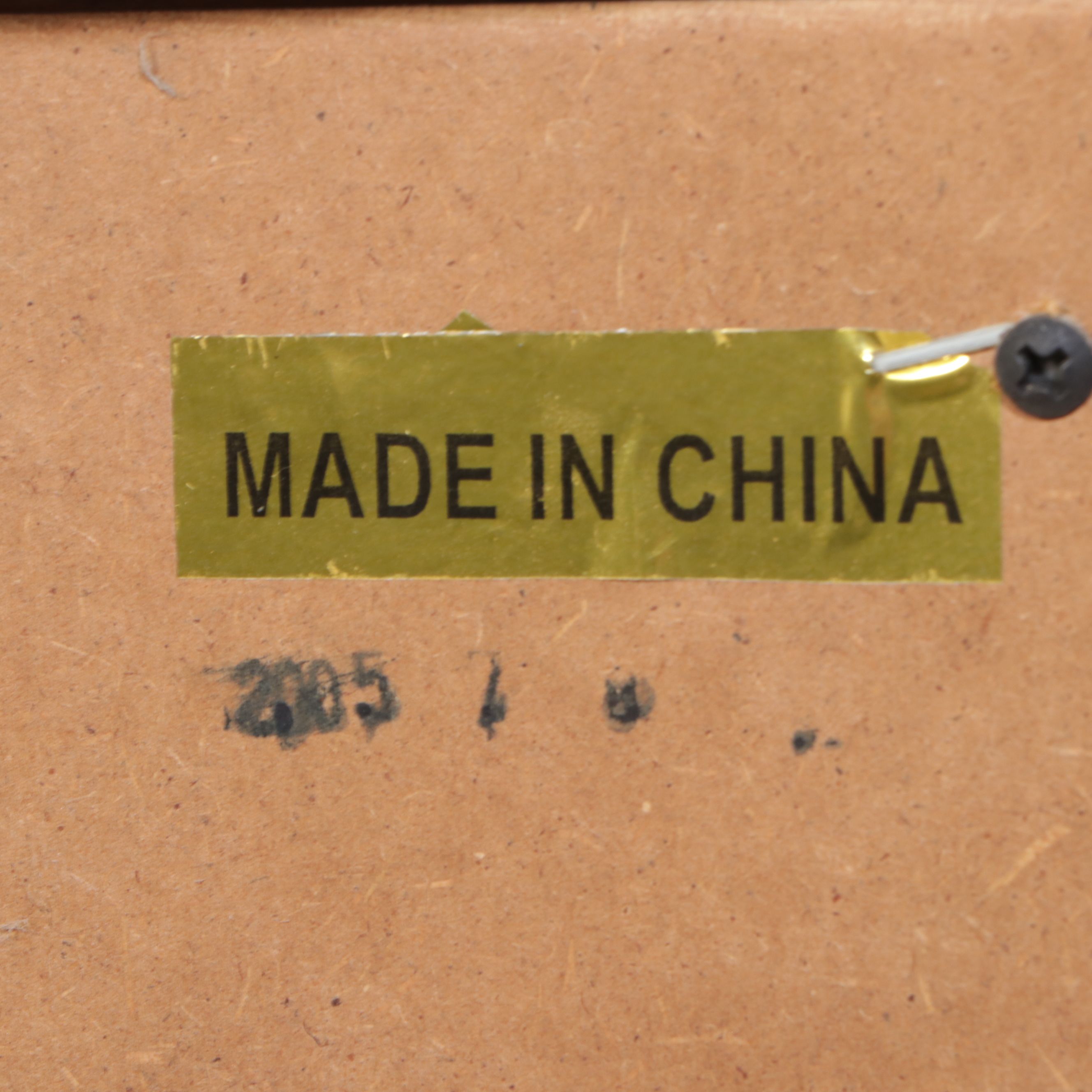 Furniture Fair Mahogany Veneered Chest of Drawers