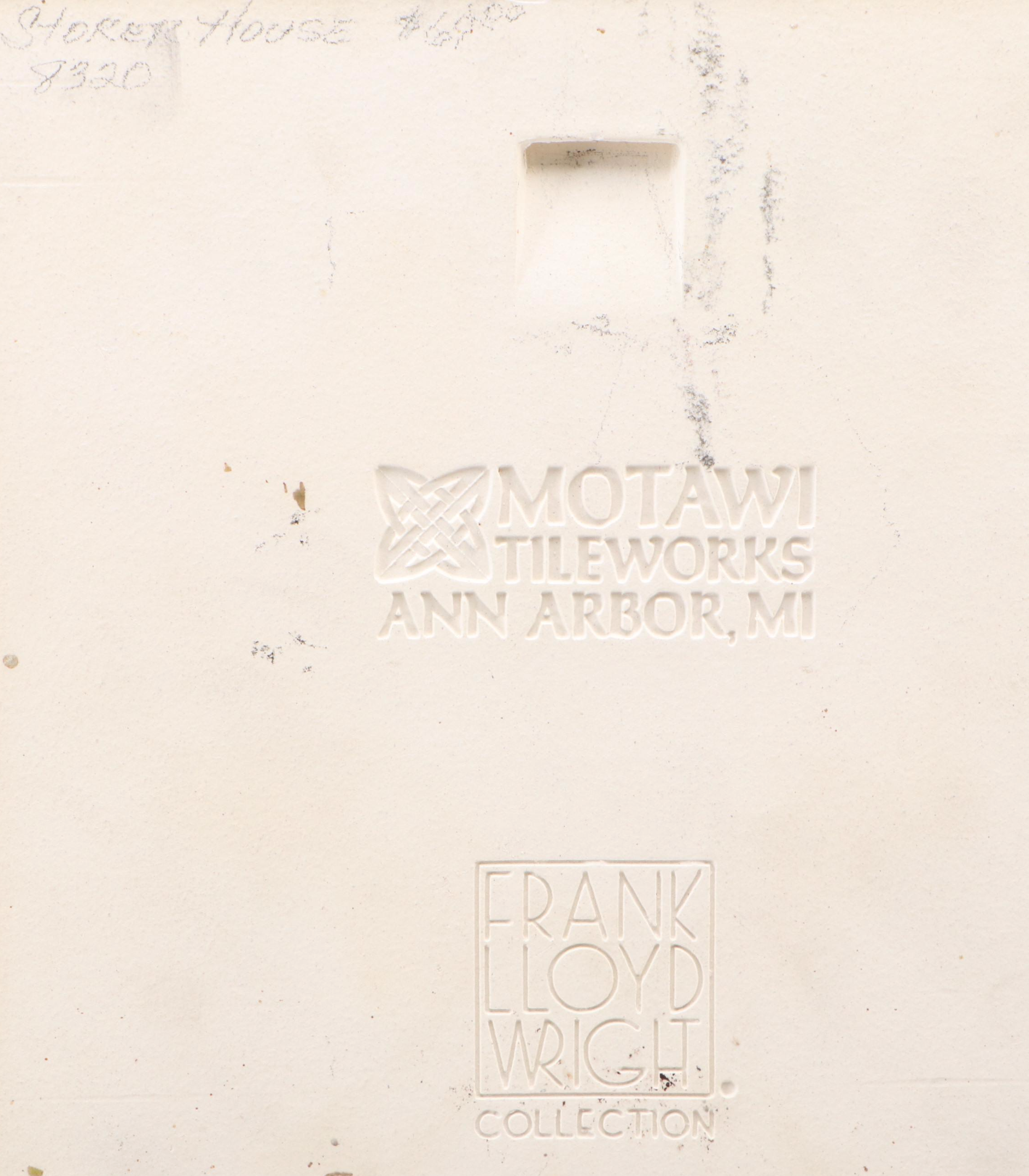 Motawi Tileworks "Frank Lloyd Wright Collection" & "Medieval Rabbit" Tiles