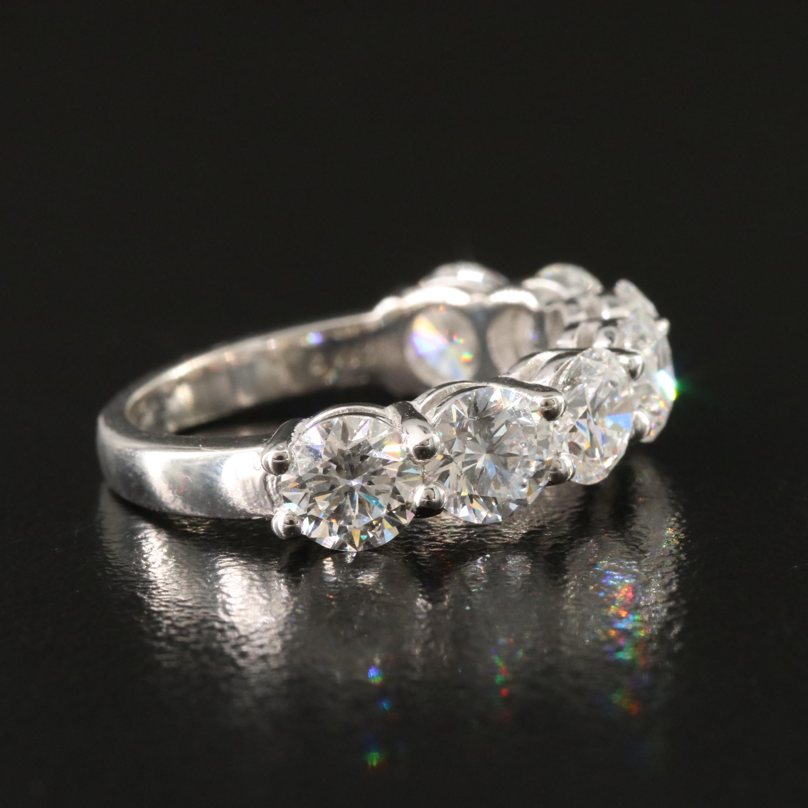 14K 3.45 CTW Lab Grown Diamond Ring with IGI Report