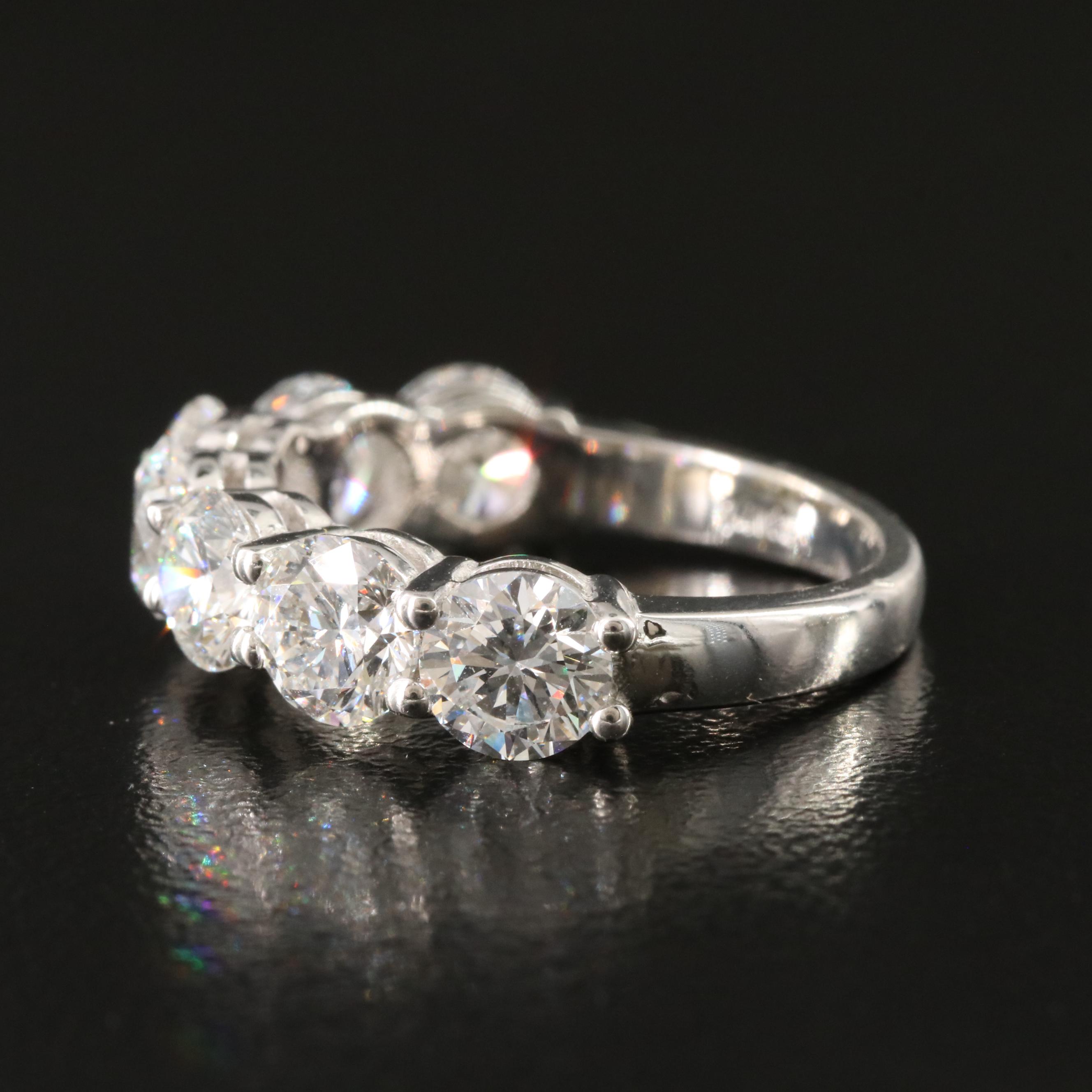 14K 3.45 CTW Lab Grown Diamond Ring with IGI Report