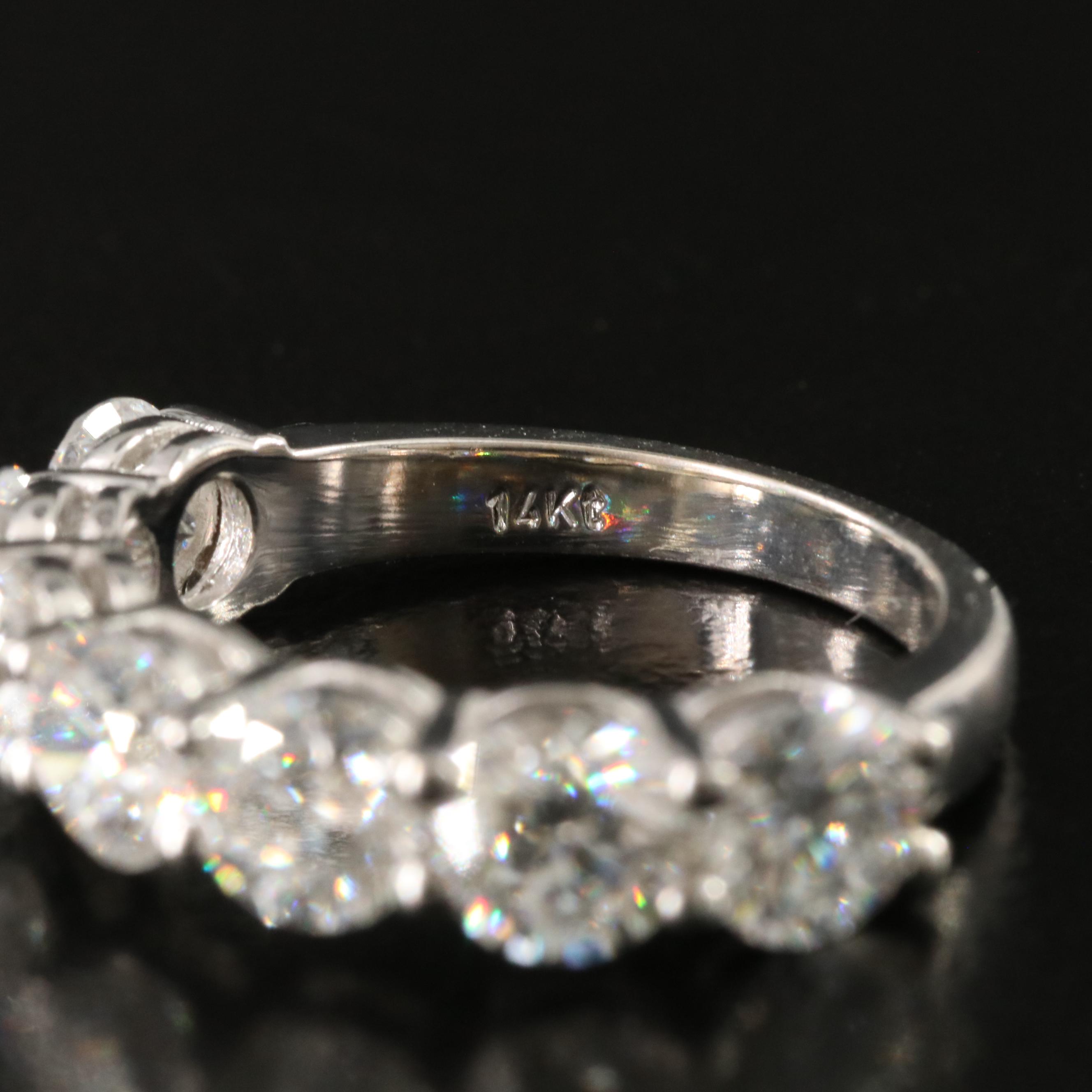 14K 3.45 CTW Lab Grown Diamond Ring with IGI Report