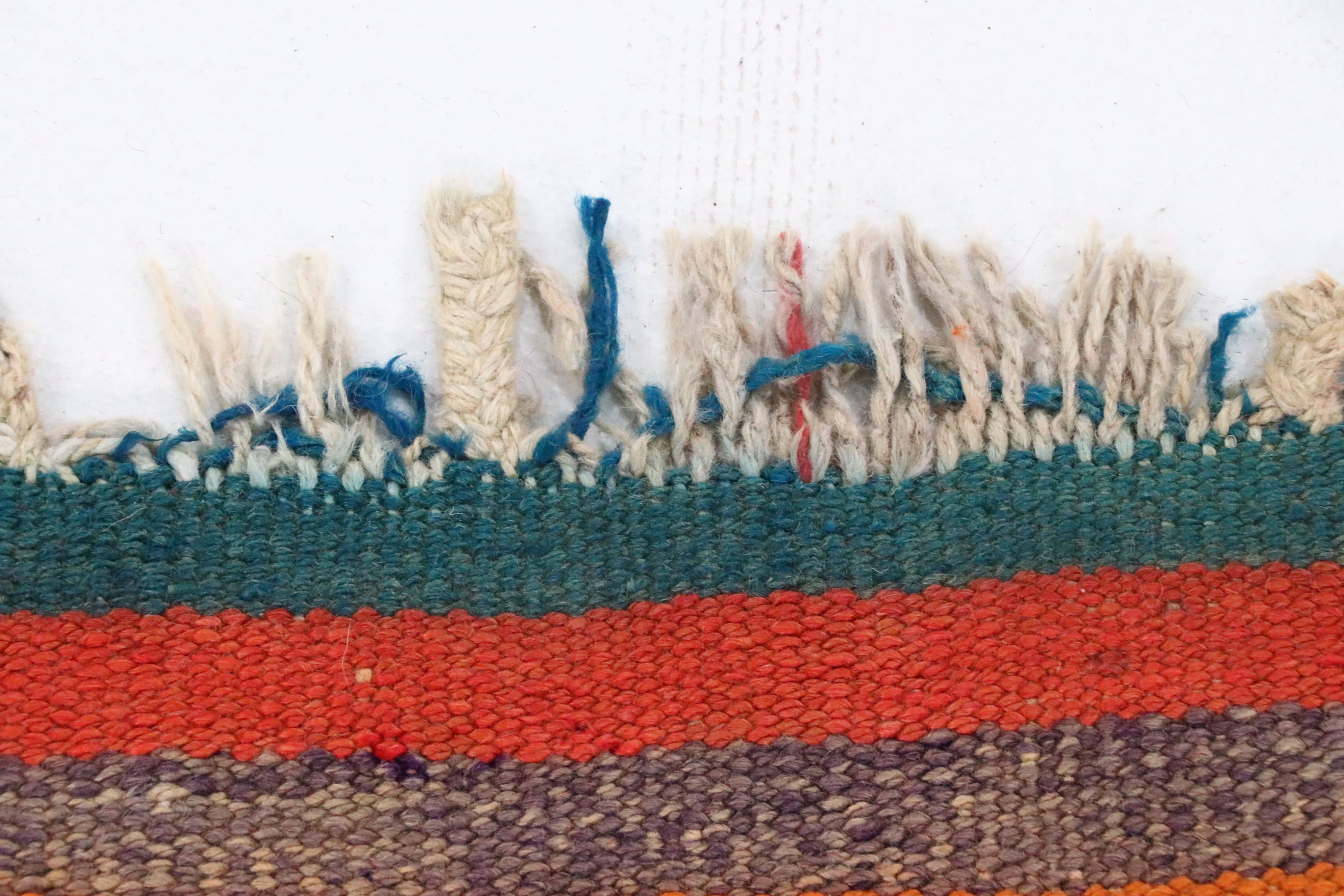 3'2 x 11'11 Hand-Knotted Moroccan Berber Carpet Runner