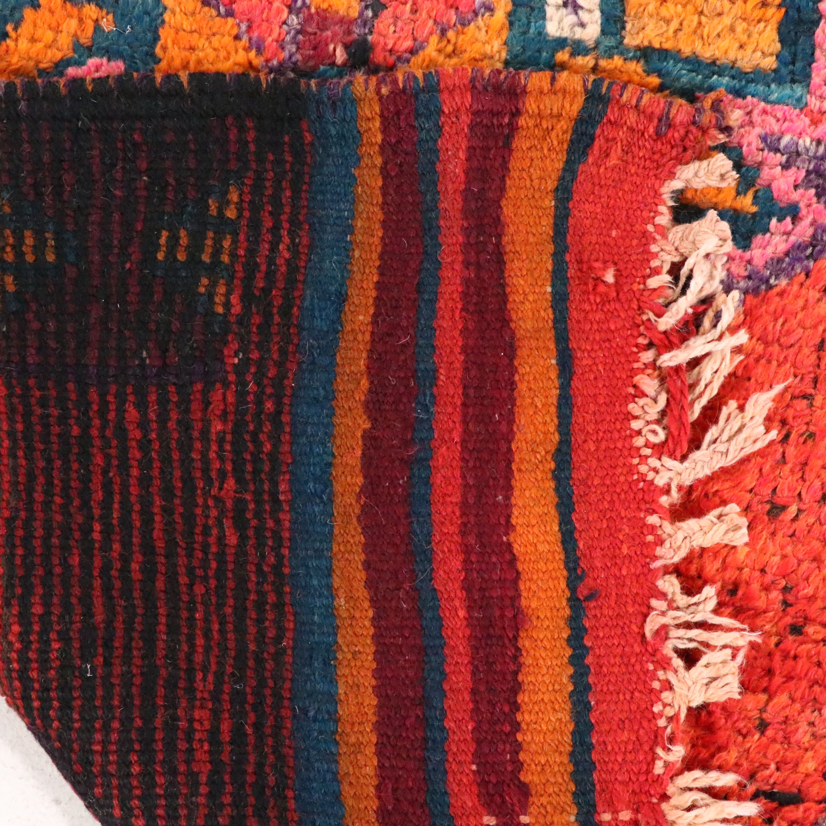 3'2 x 11'11 Hand-Knotted Moroccan Berber Carpet Runner