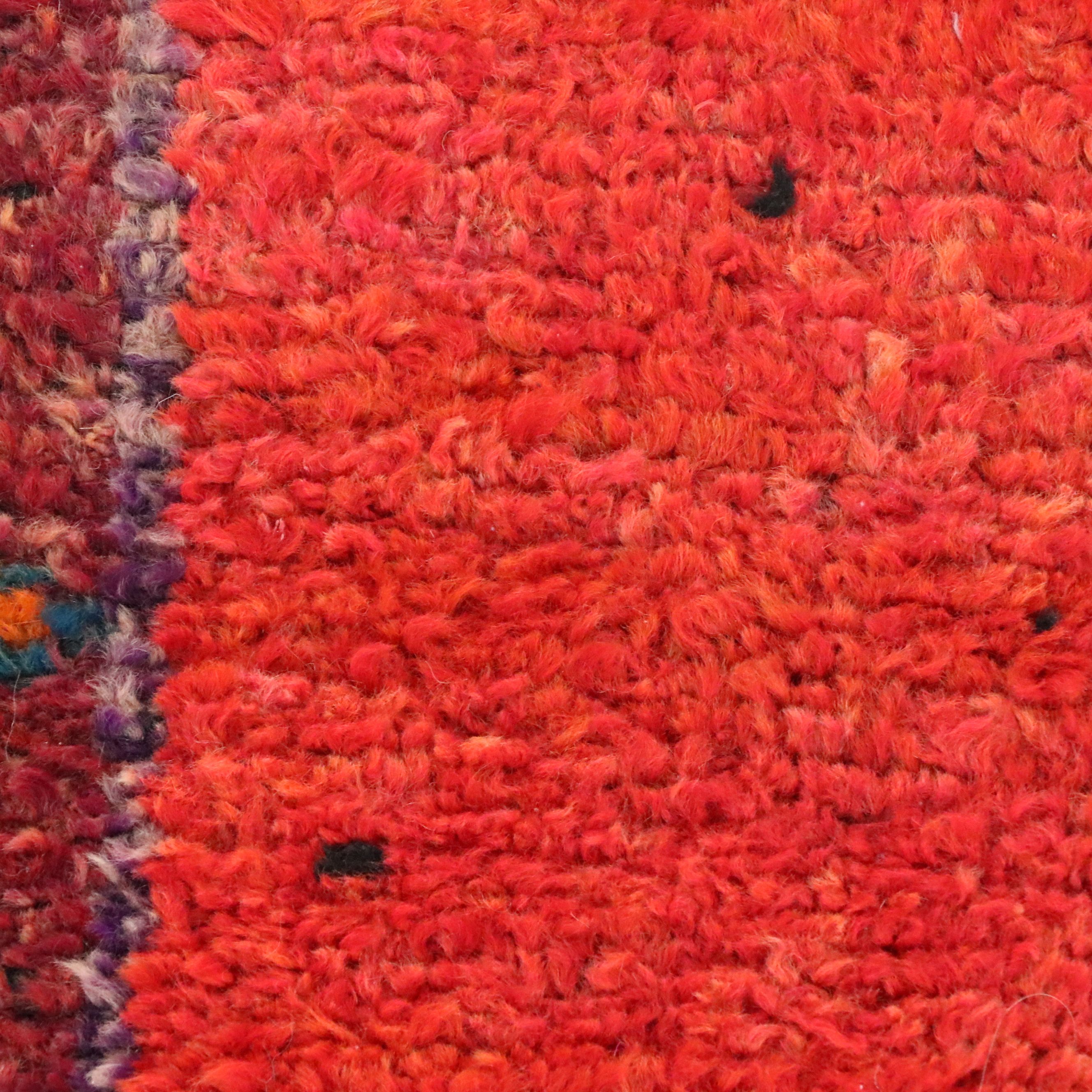 3'2 x 11'11 Hand-Knotted Moroccan Berber Carpet Runner