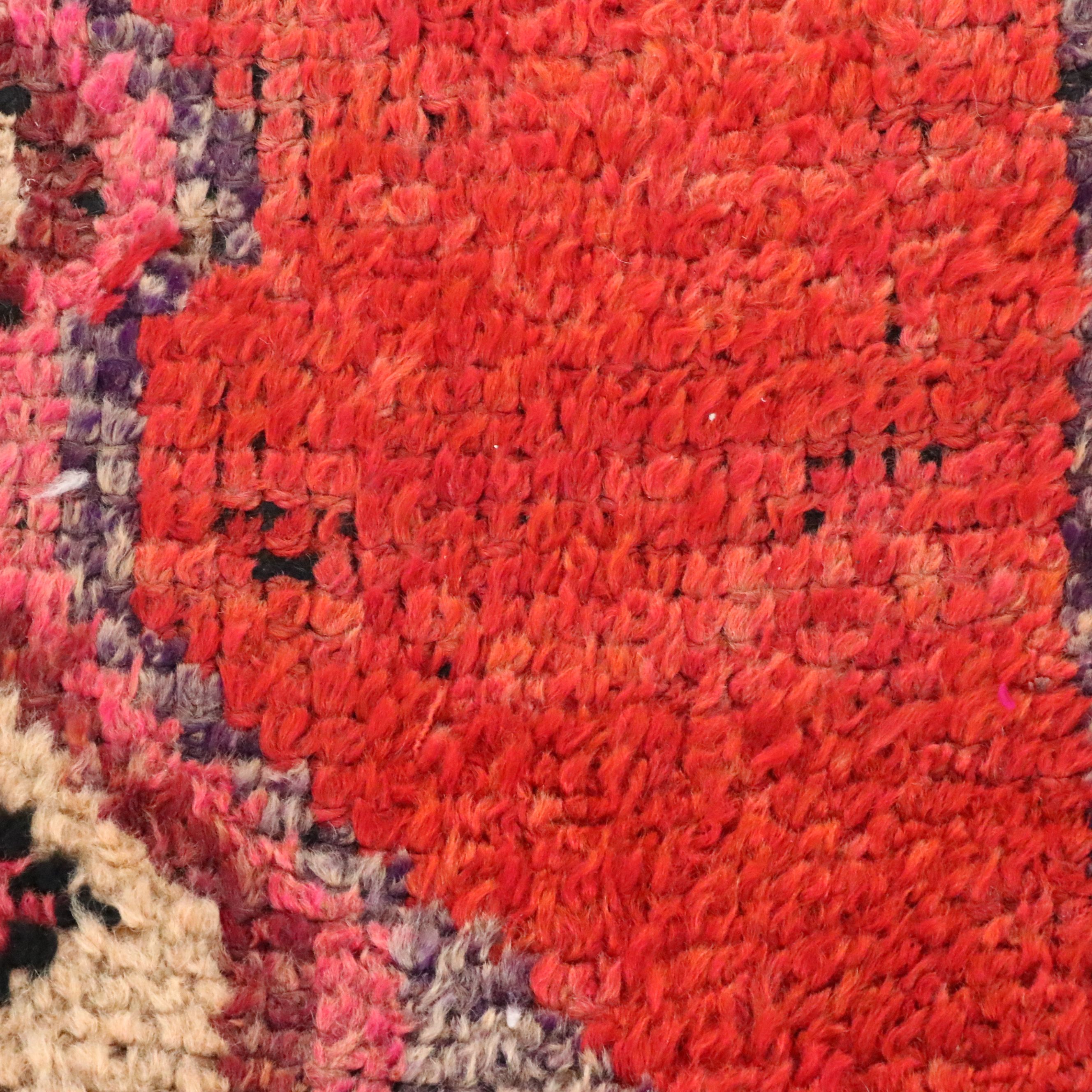 3'2 x 11'11 Hand-Knotted Moroccan Berber Carpet Runner