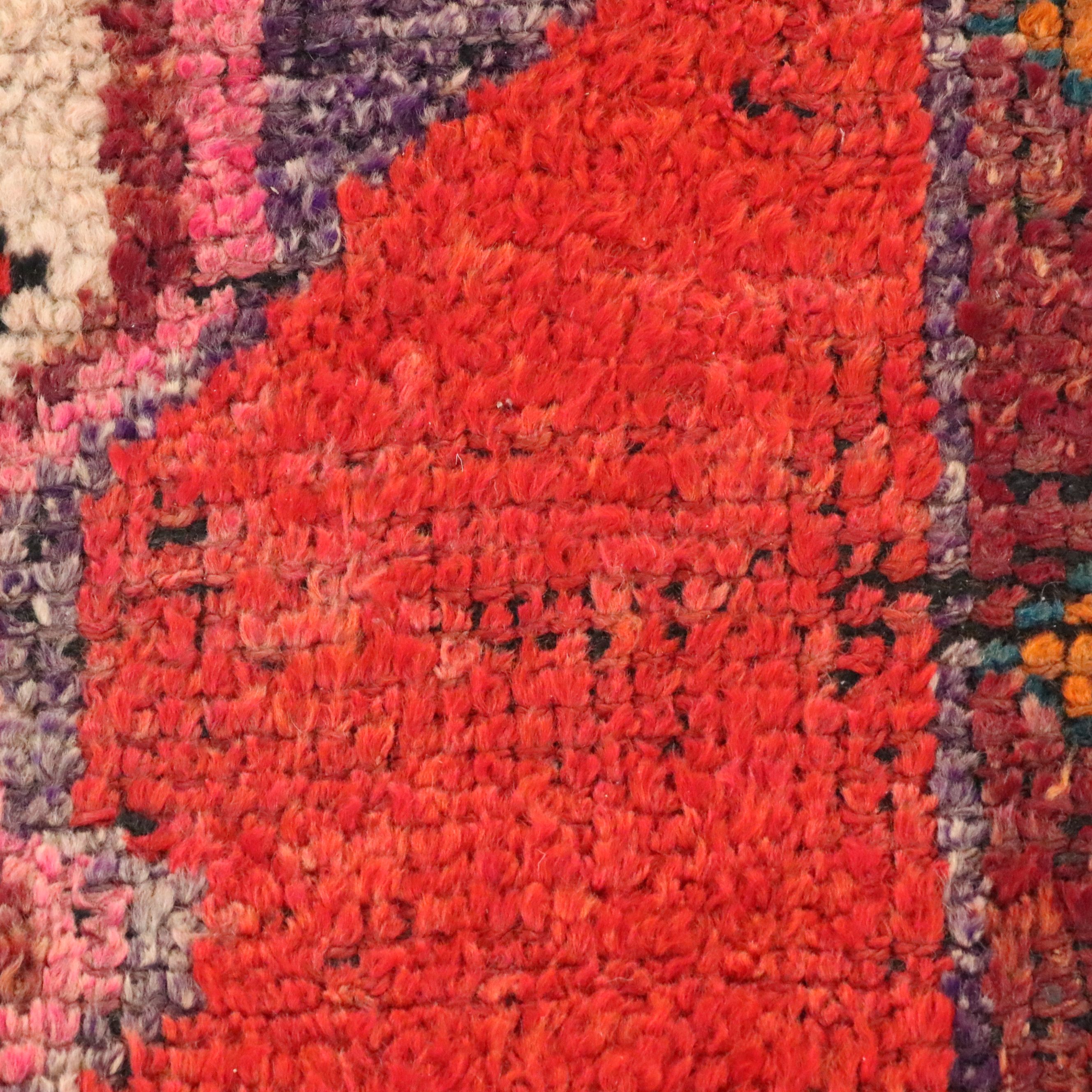 3'2 x 11'11 Hand-Knotted Moroccan Berber Carpet Runner