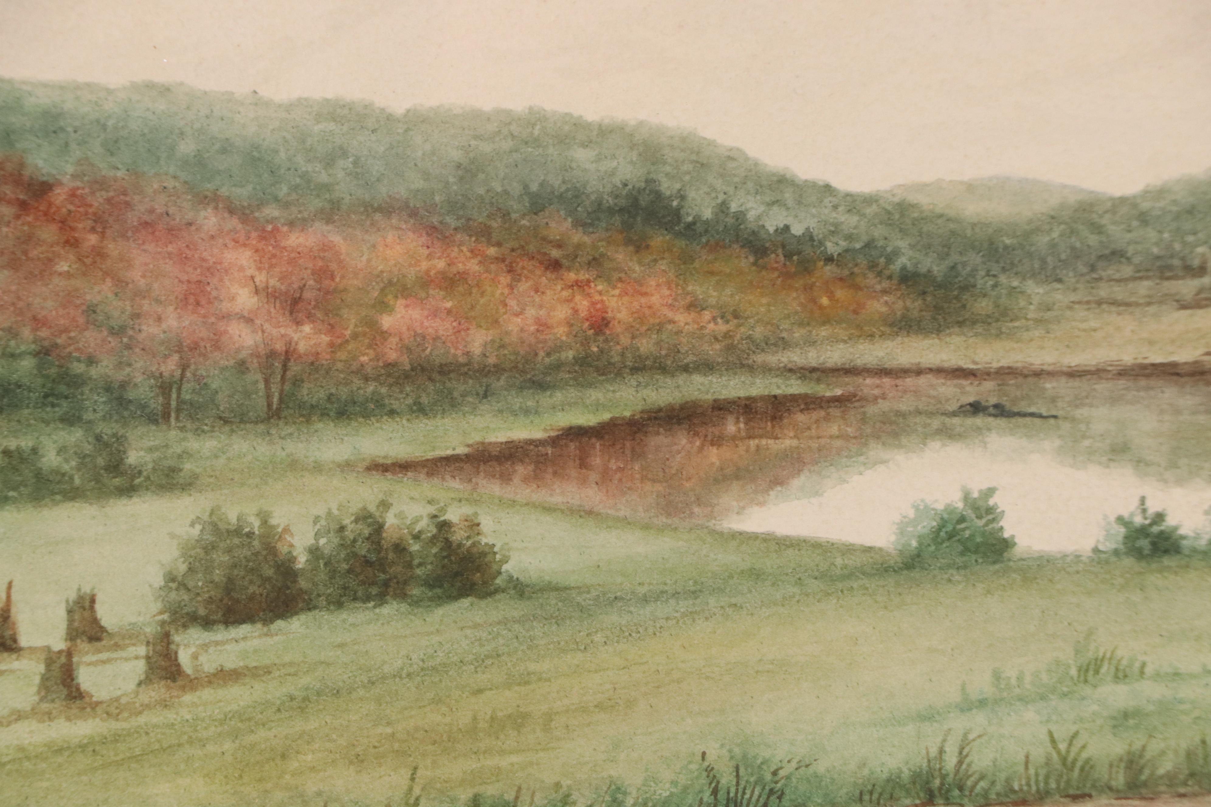 Landscape Watercolor Painting
