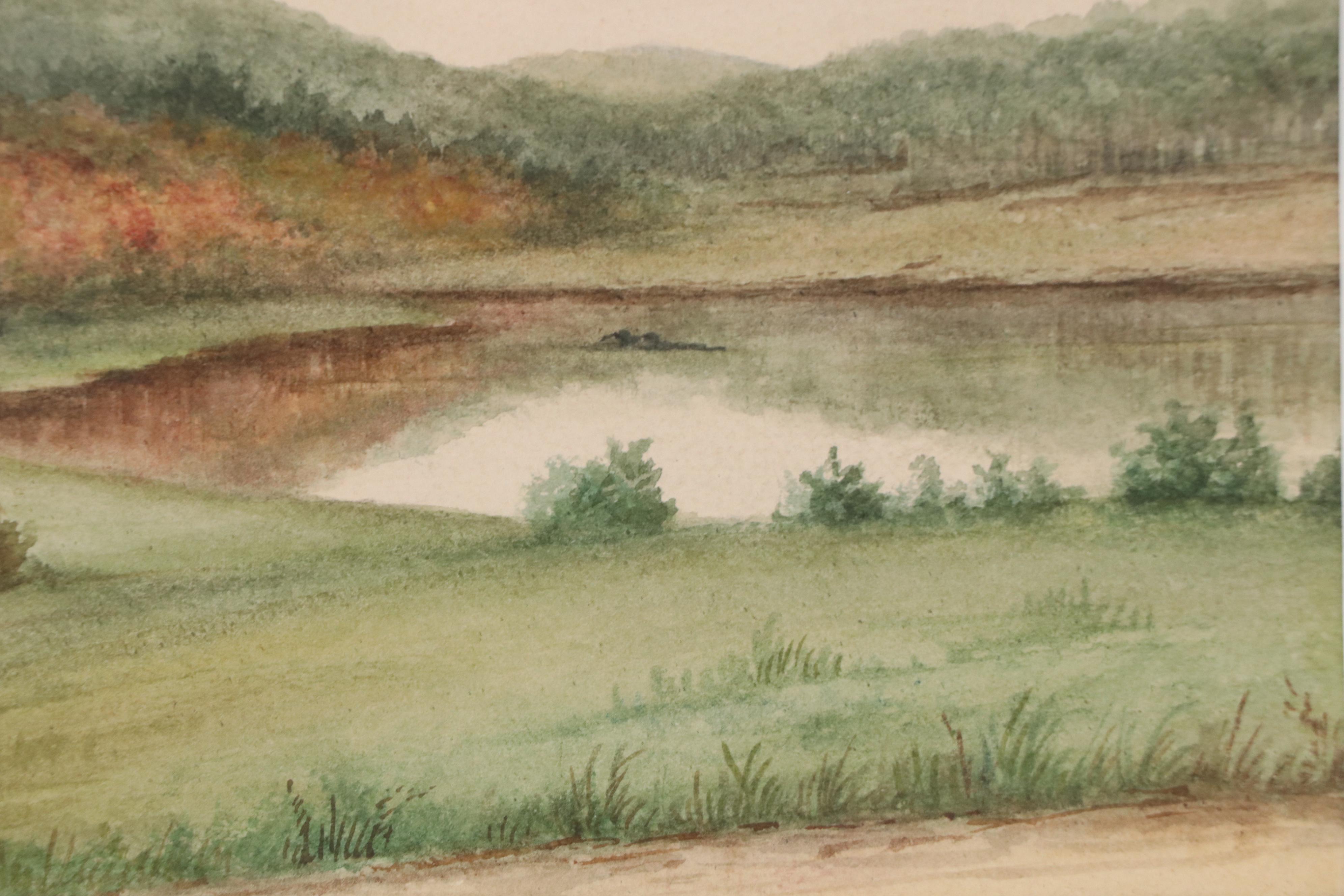 Landscape Watercolor Painting