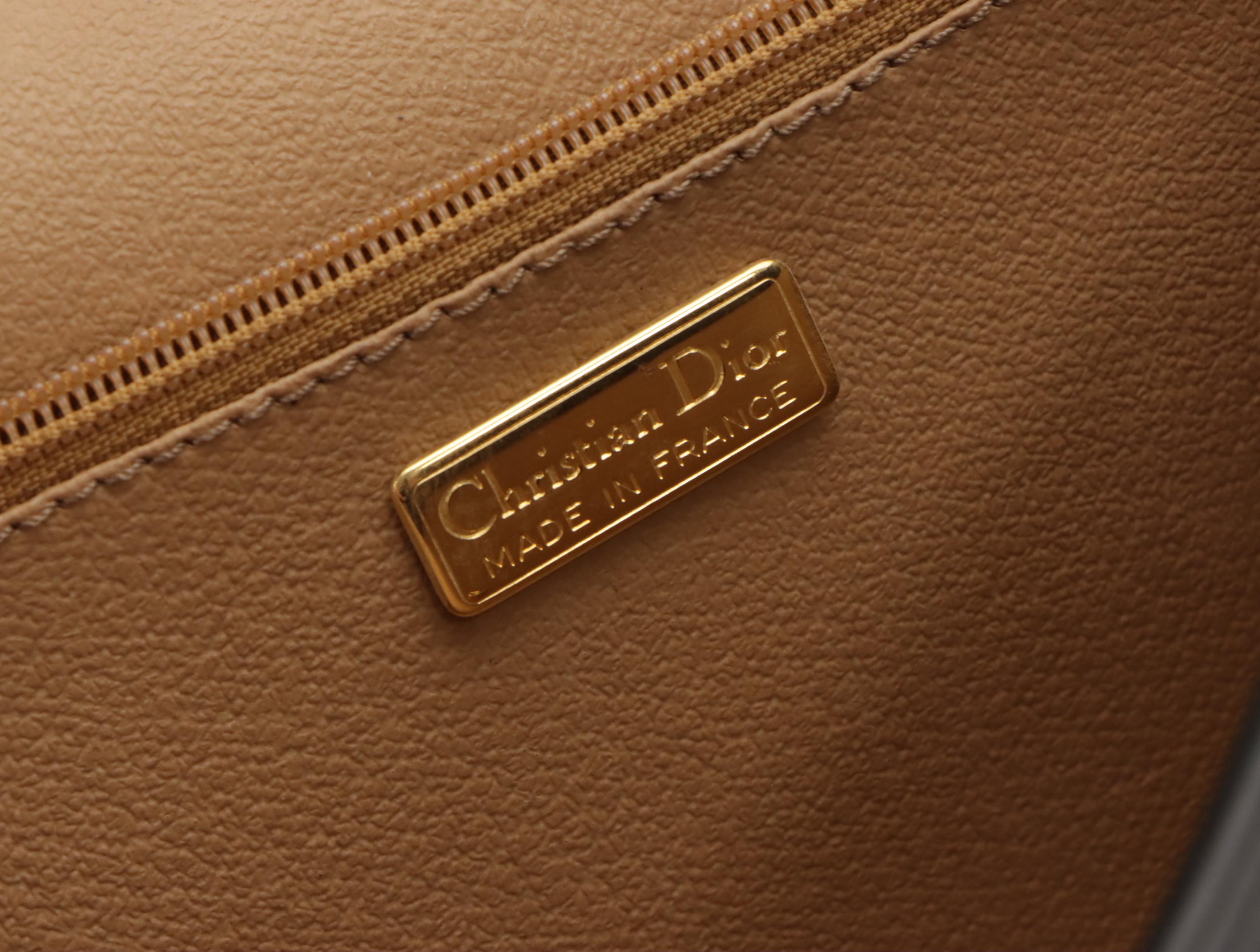 Christian Dior Front Flap Crossbody Bag in Black Monogram Trotter Coated Canvas