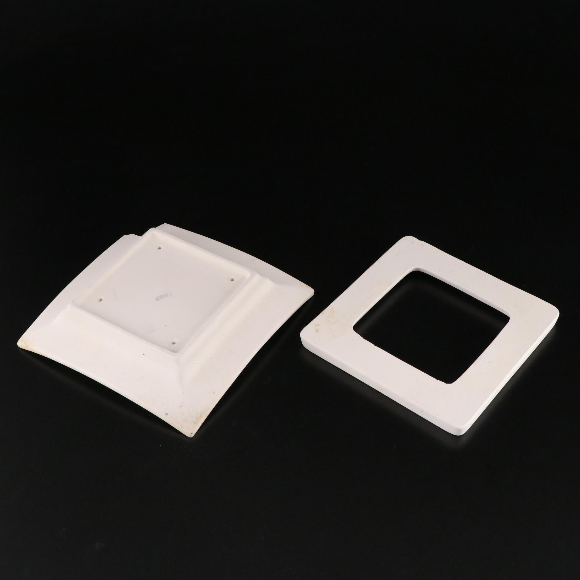 Plaster Molds, Leaf Dish & Wolf Statue