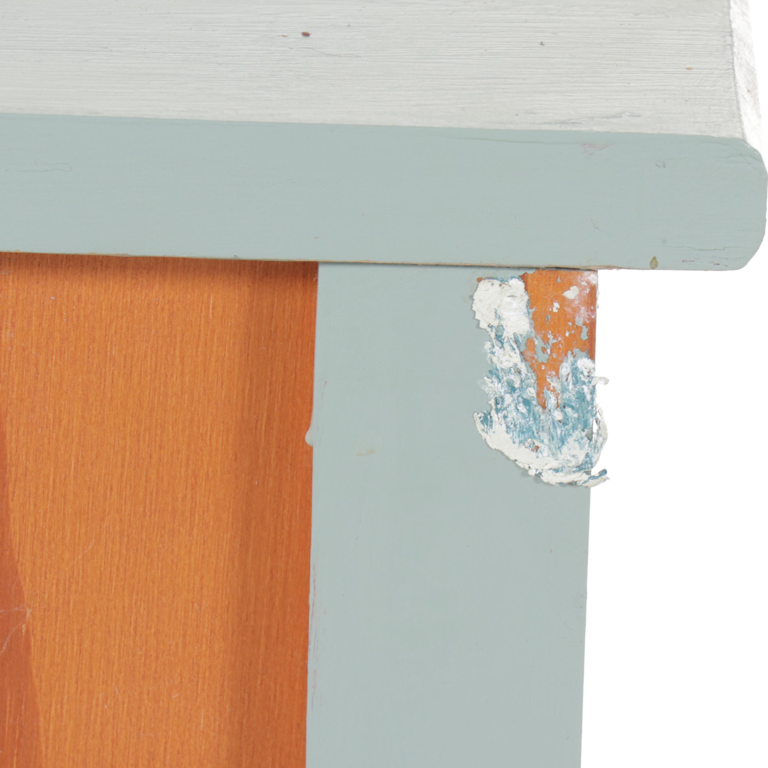 Painted Wood Light Sage Sideboard