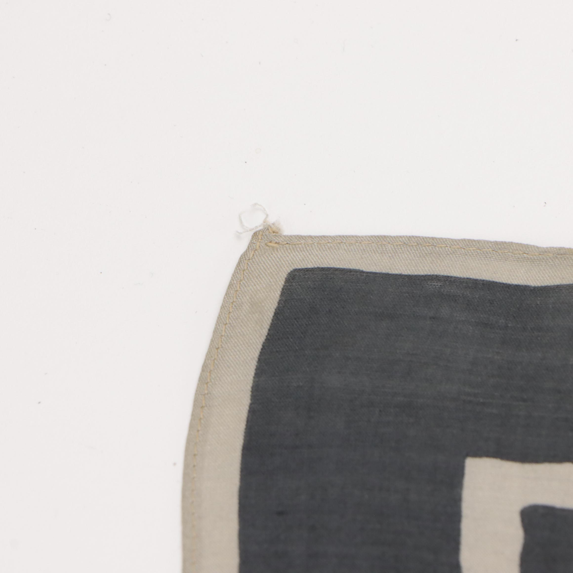 Lanvin Geometric Print Silk Scarf