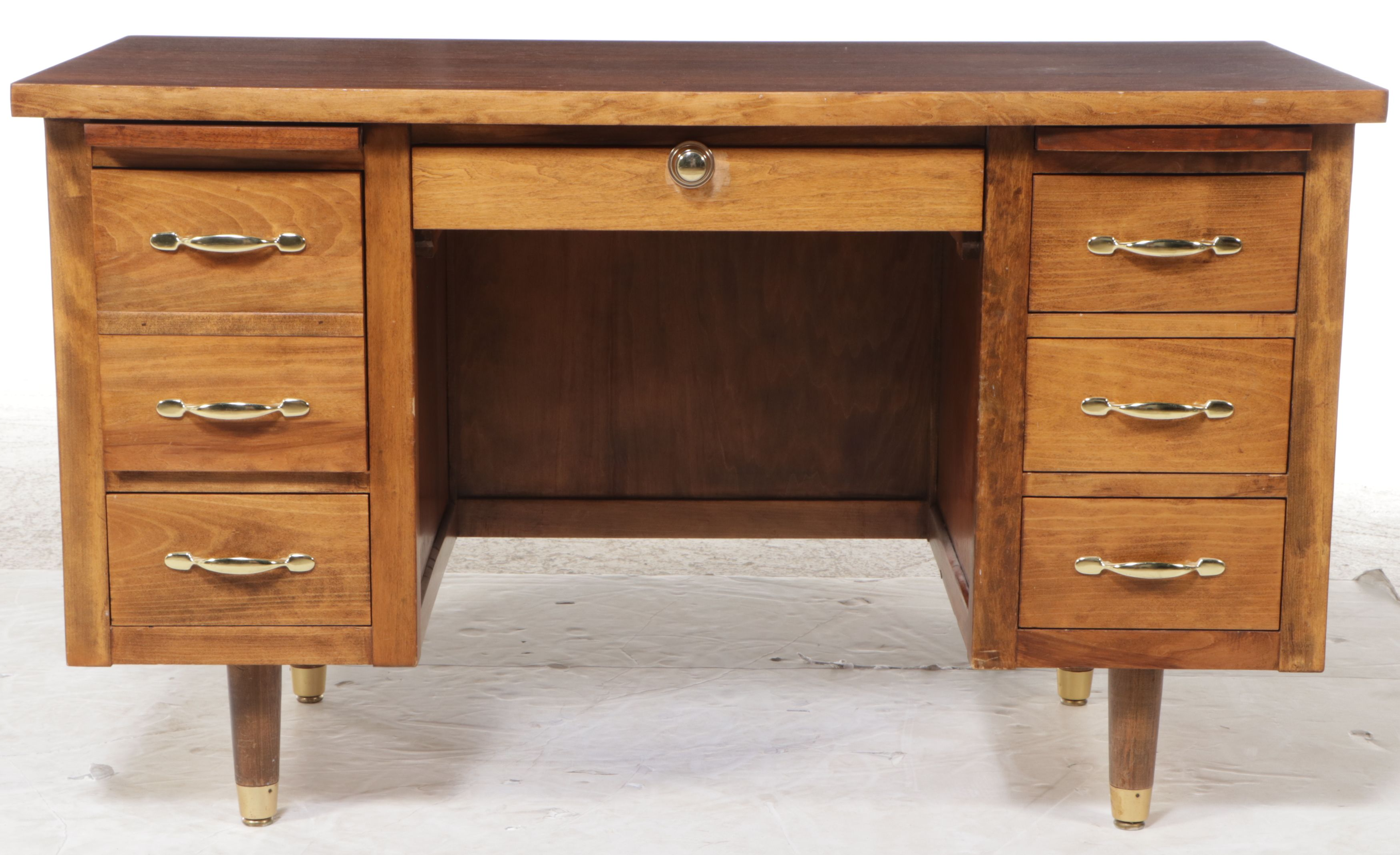 Mid Century Modern Walnut Desk
