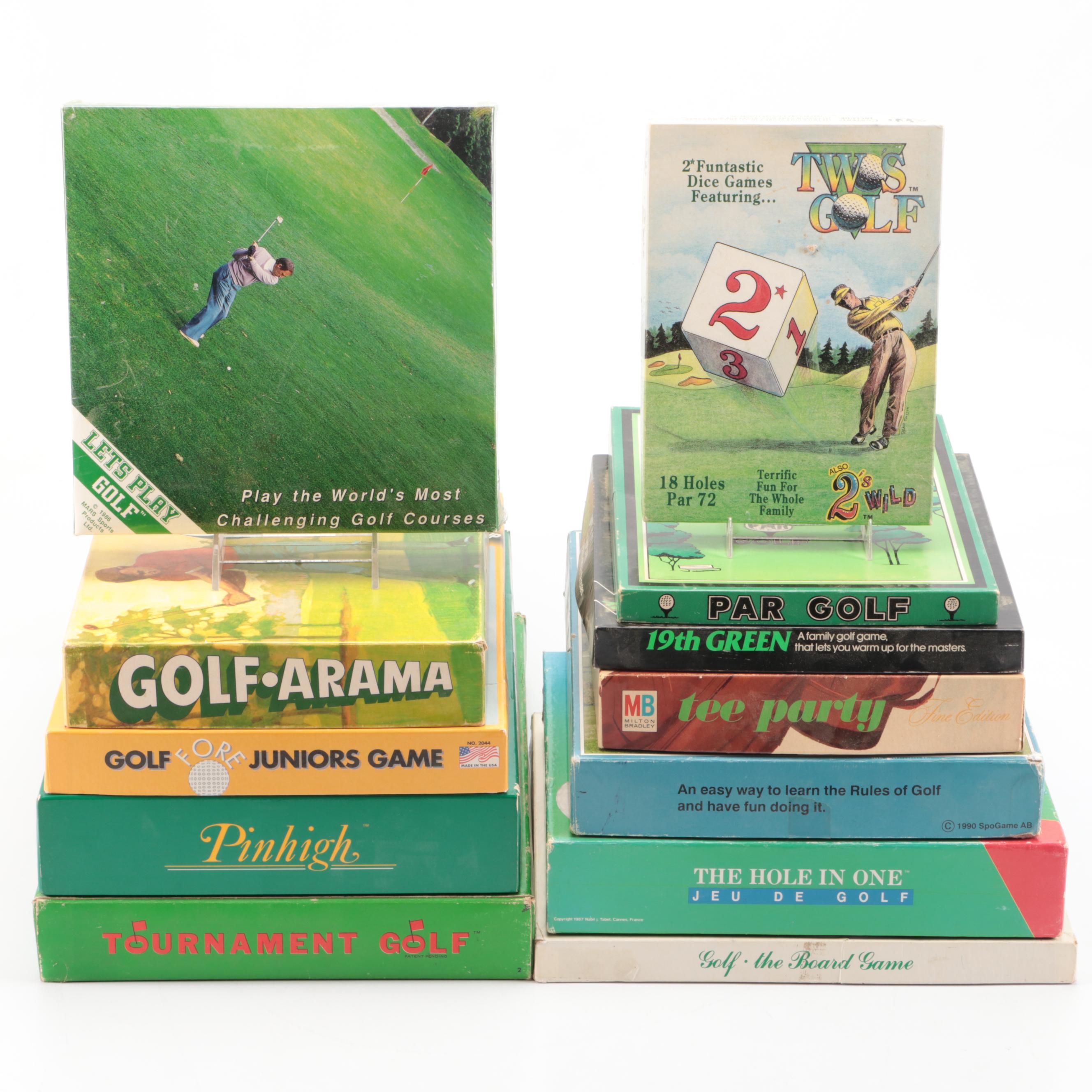 "PinHigh", "Tee Party", "Golf-Arama" and More Golf Themed Board Games
