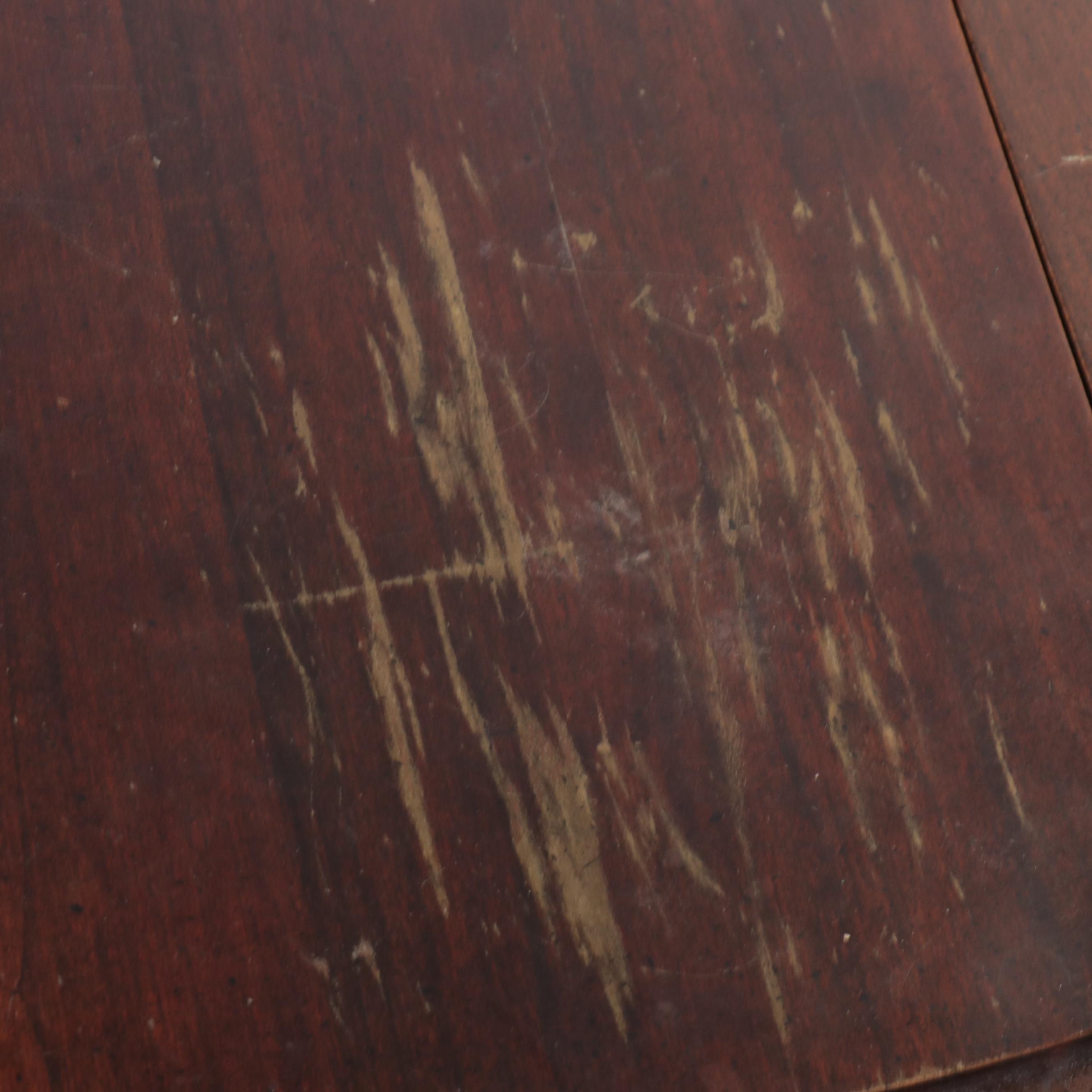 Queen Anne Style Mahogany Drop Leaf Table