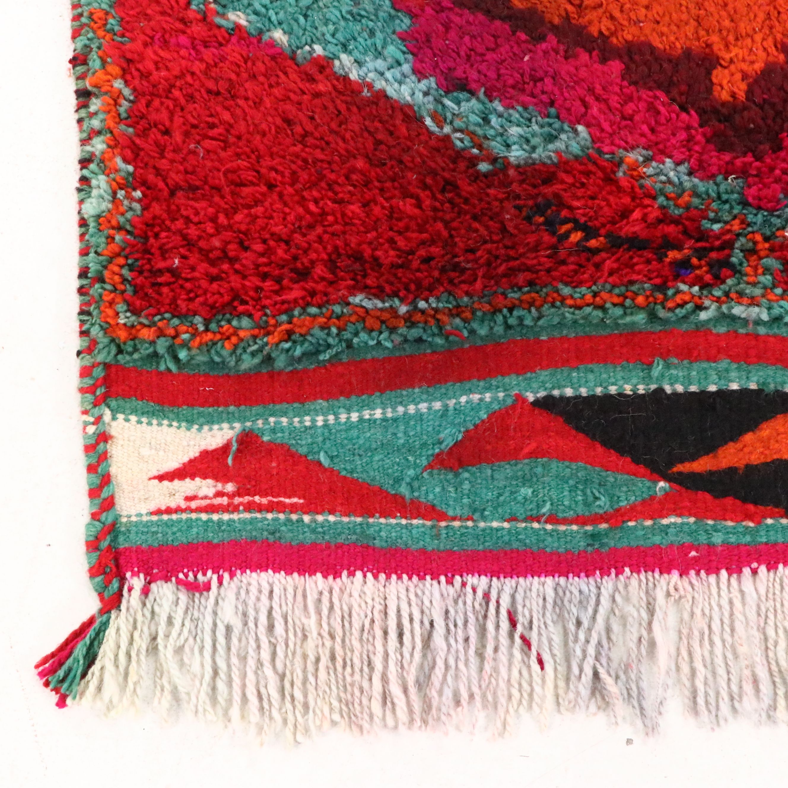 3'5 x 10'8 Hand-Knotted Moroccan Berber Long Rug