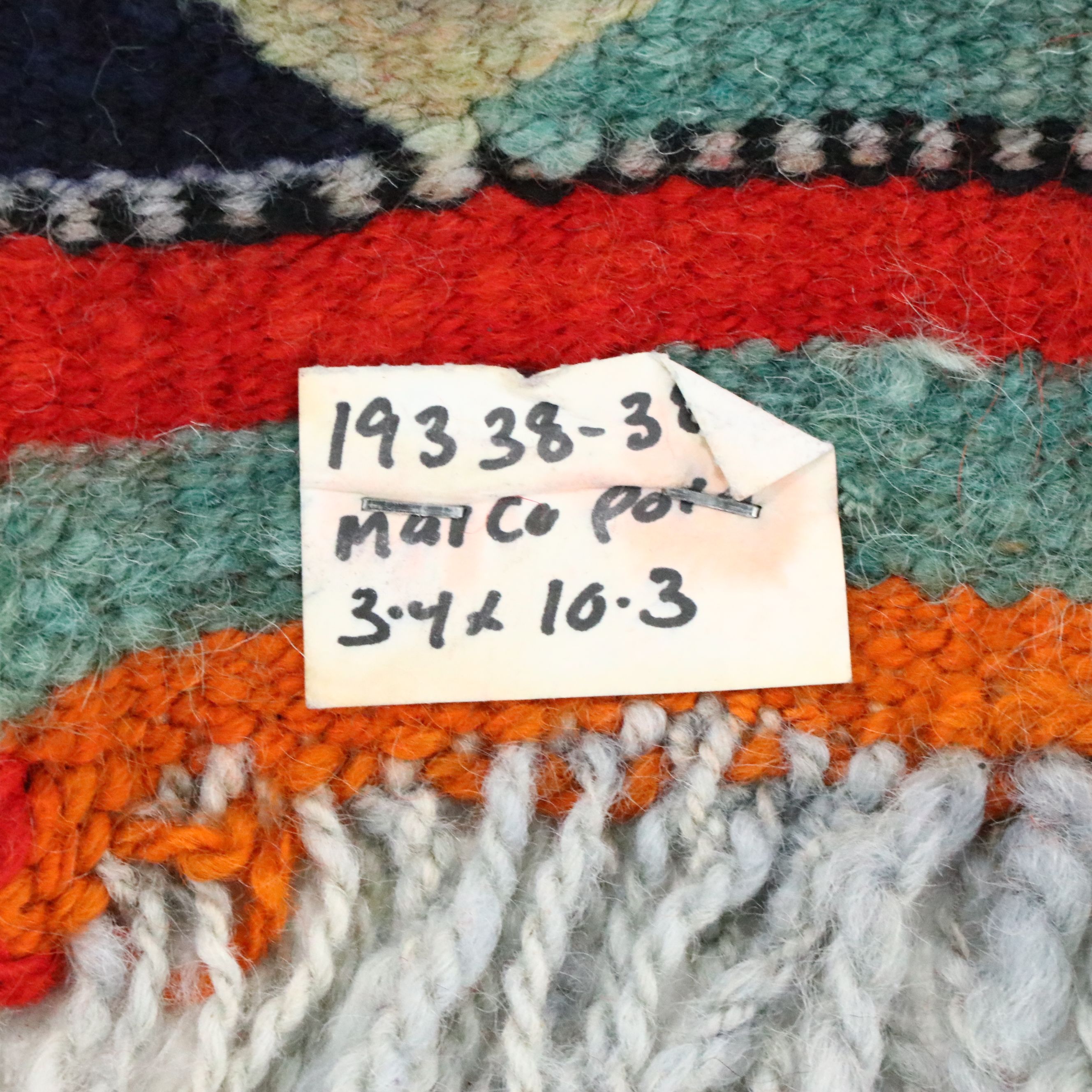 3'5 x 10'8 Hand-Knotted Moroccan Berber Long Rug