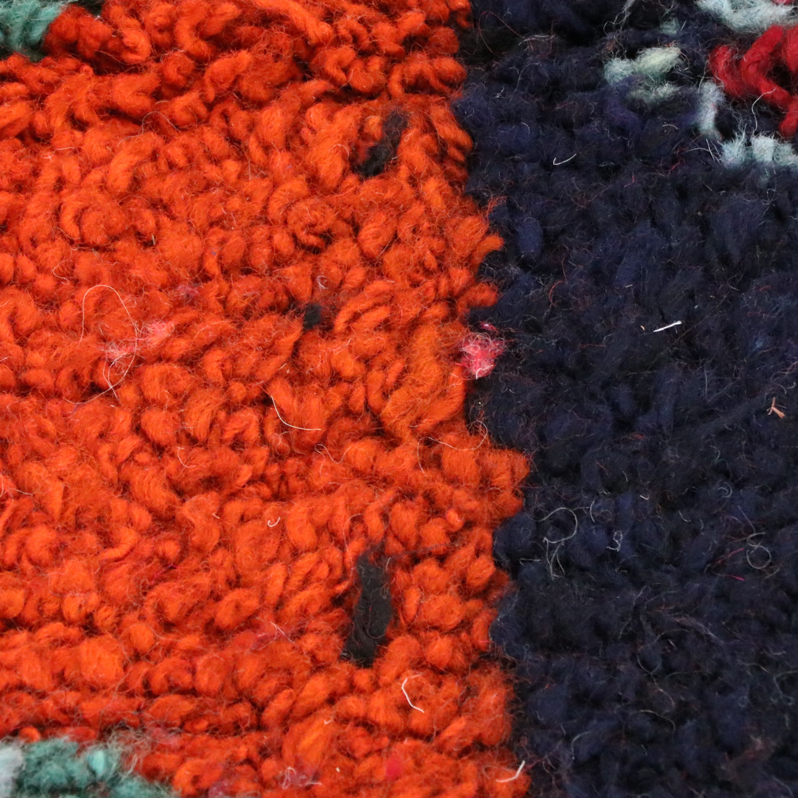 3'5 x 10'8 Hand-Knotted Moroccan Berber Long Rug