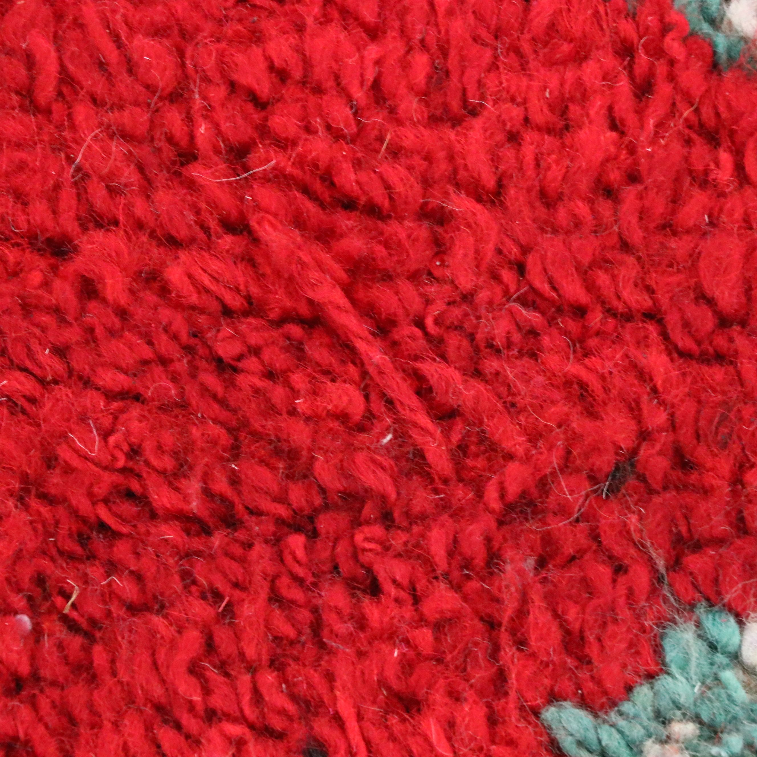 3'5 x 10'8 Hand-Knotted Moroccan Berber Long Rug