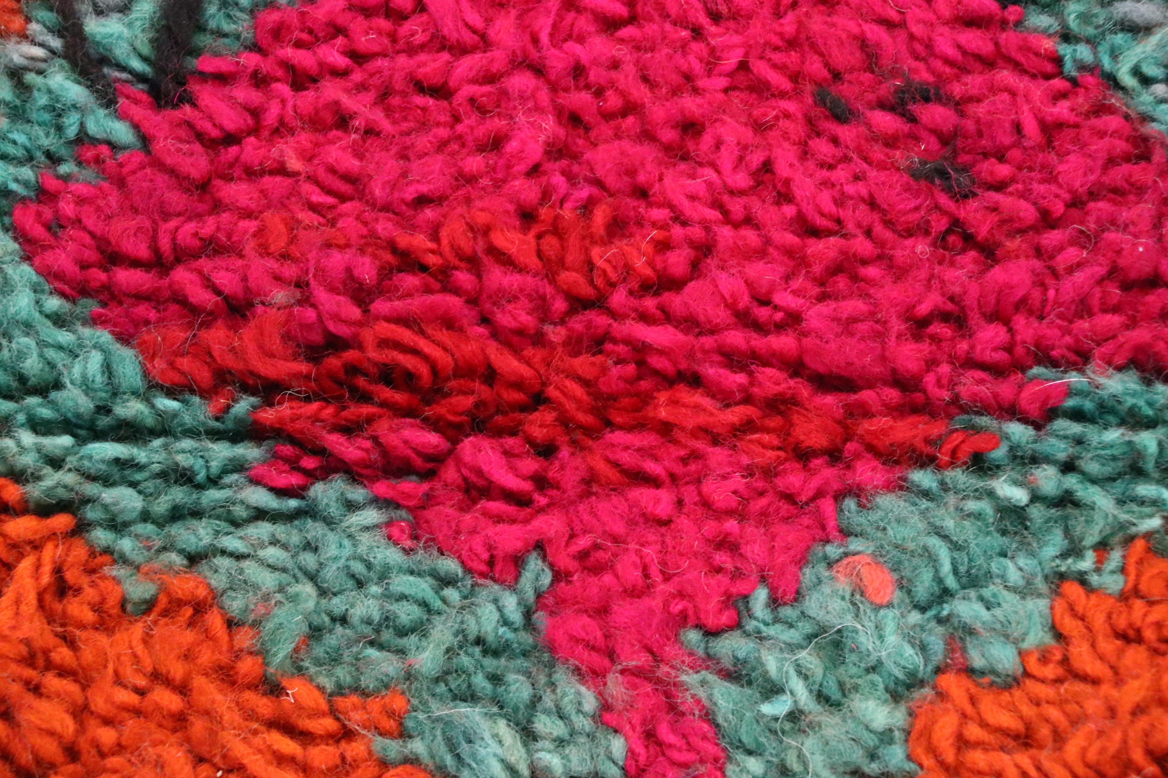 3'5 x 10'8 Hand-Knotted Moroccan Berber Long Rug