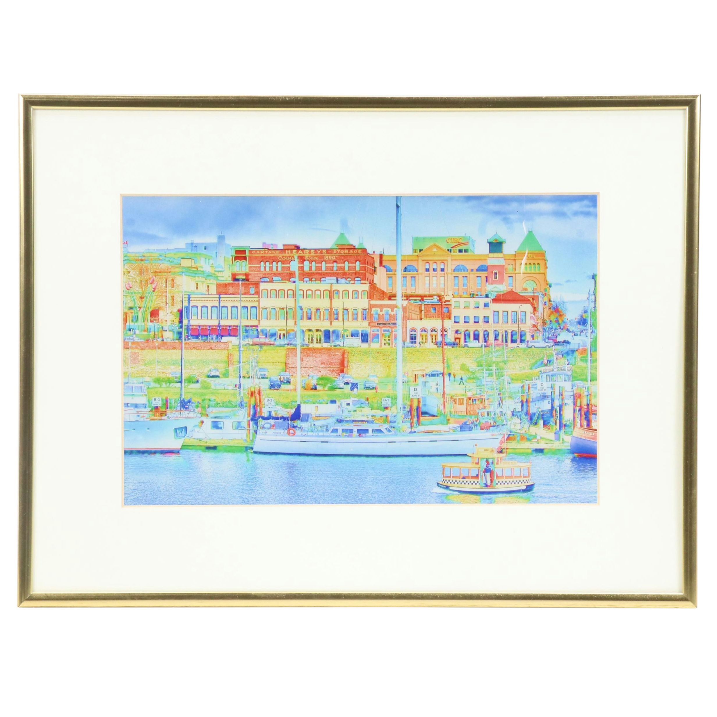 Laura Moul Digital Print "Victoria BC," 21st Century