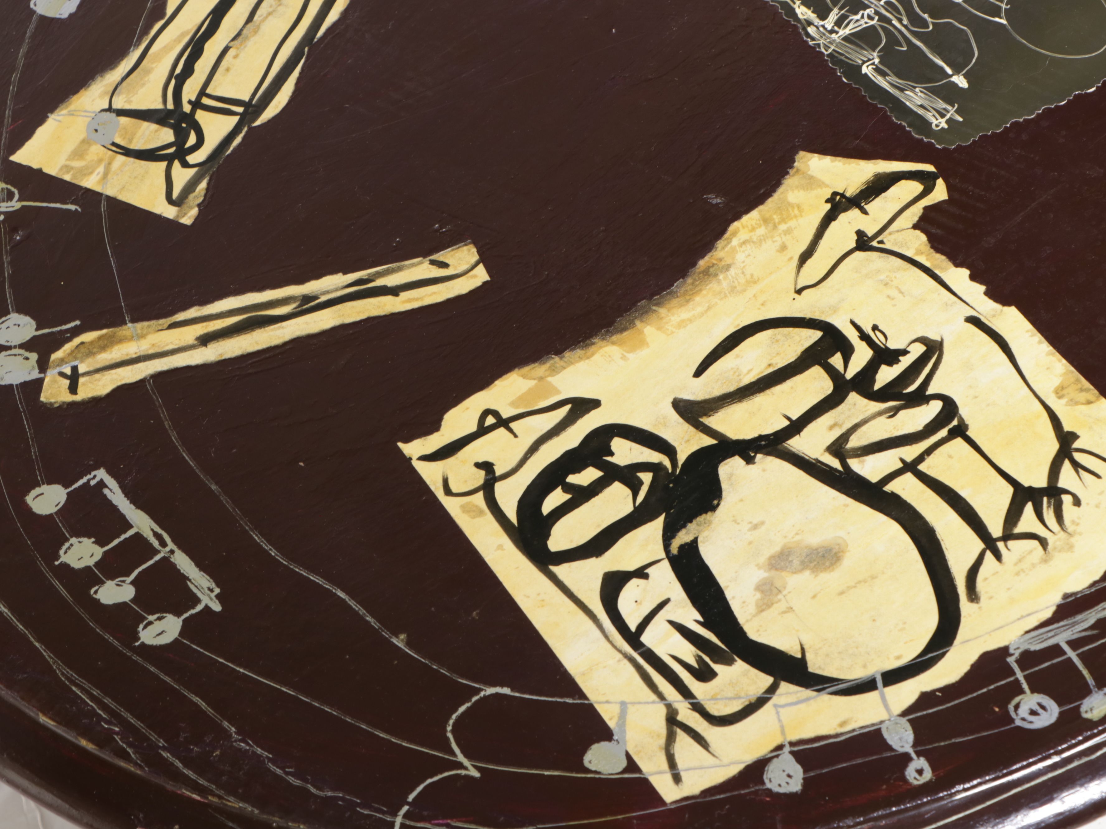 Kincaid Hand-Decorated Queen Anne Style Coffee Table