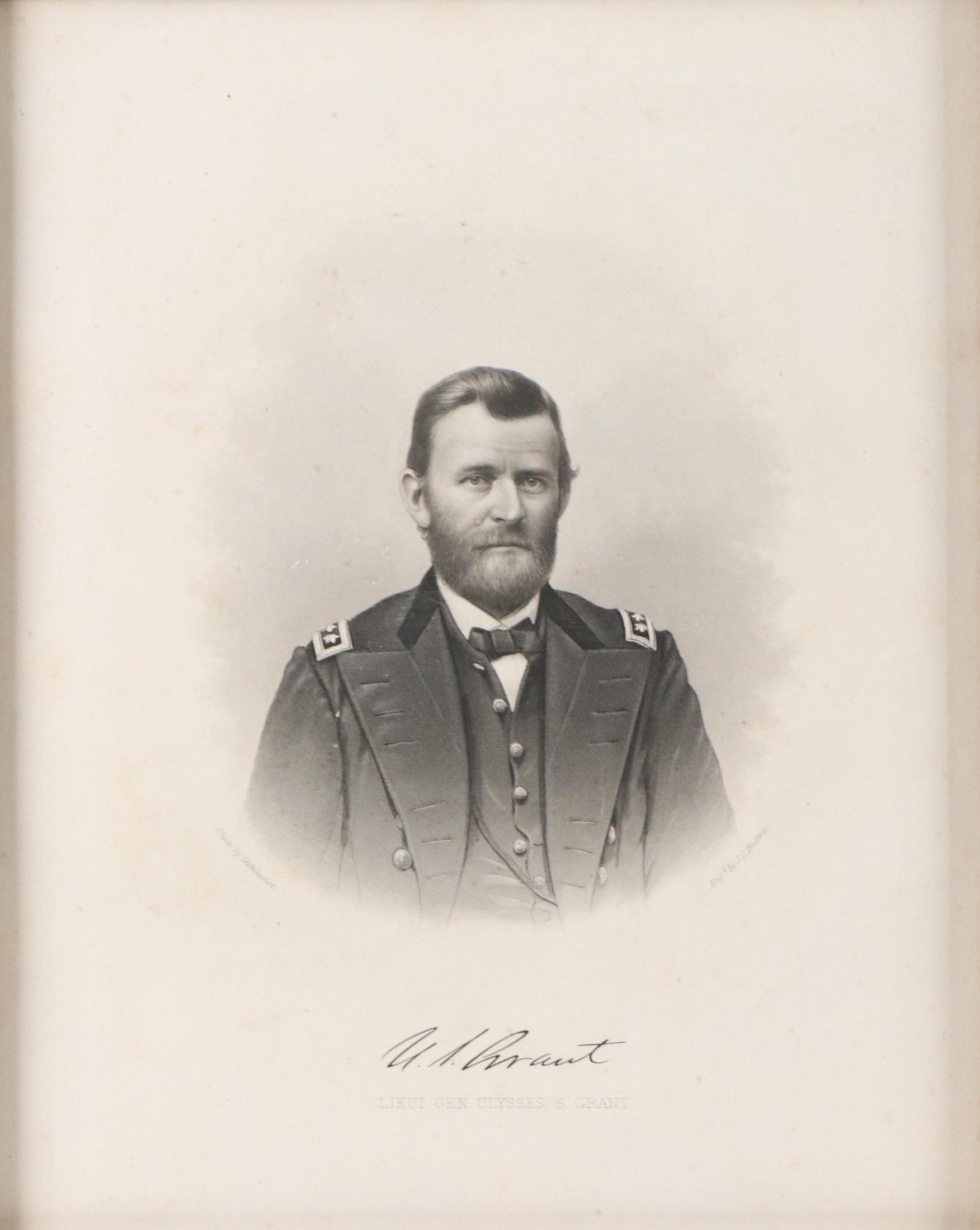 J.C Buttre Engraving of Ulysses S. Grant After Frederick Gutekunst