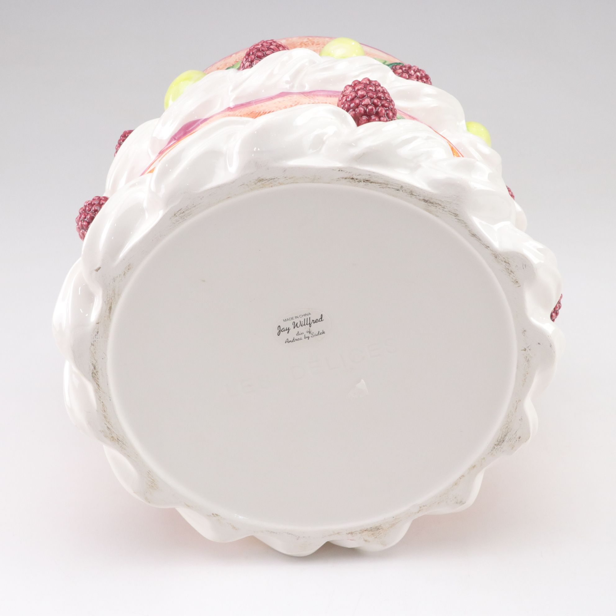 Jay Willfred Cake "Les Delices" Figural Cookie Jar