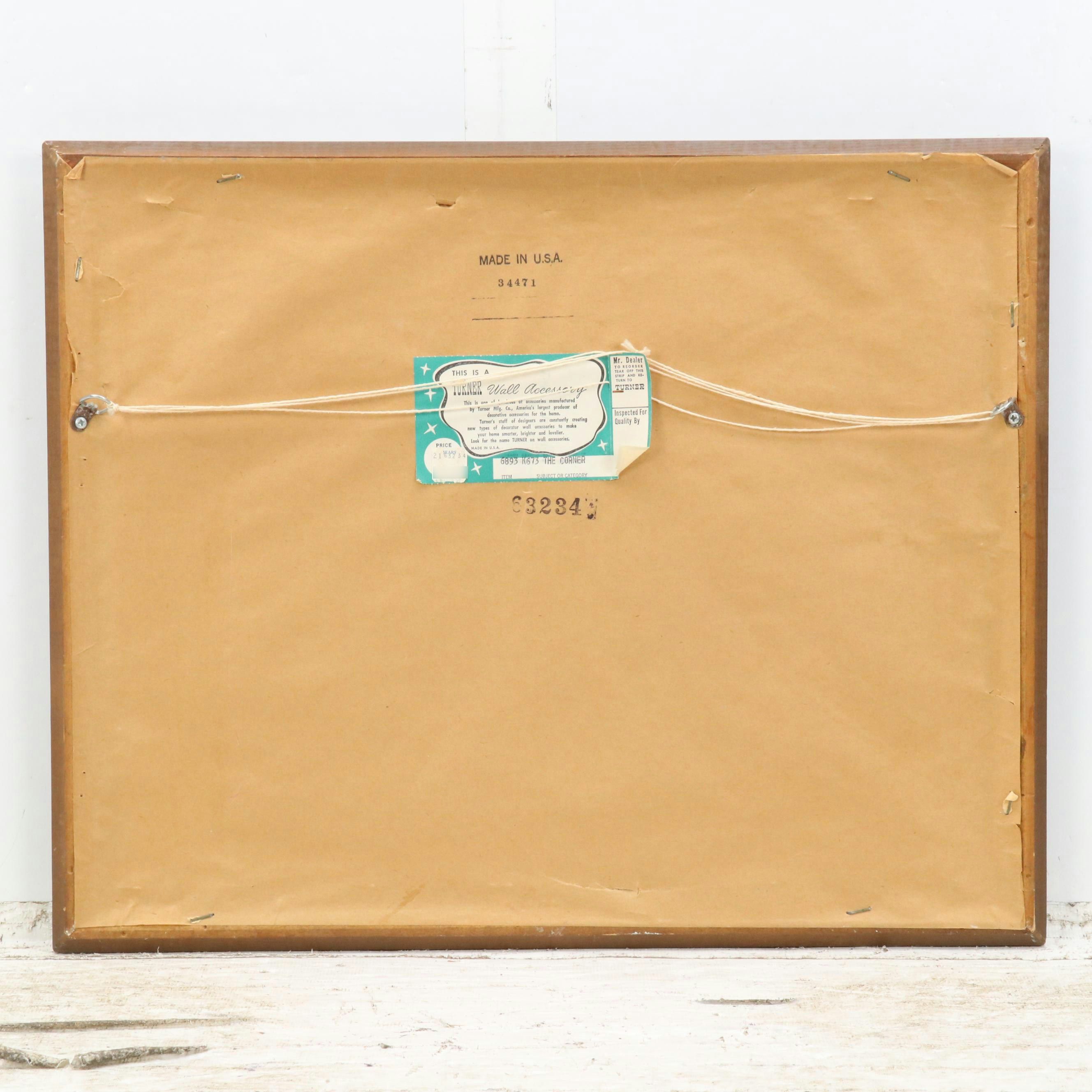 Offset Lithograph After Andrew Wyeth "The Corner," Mid-20th Century