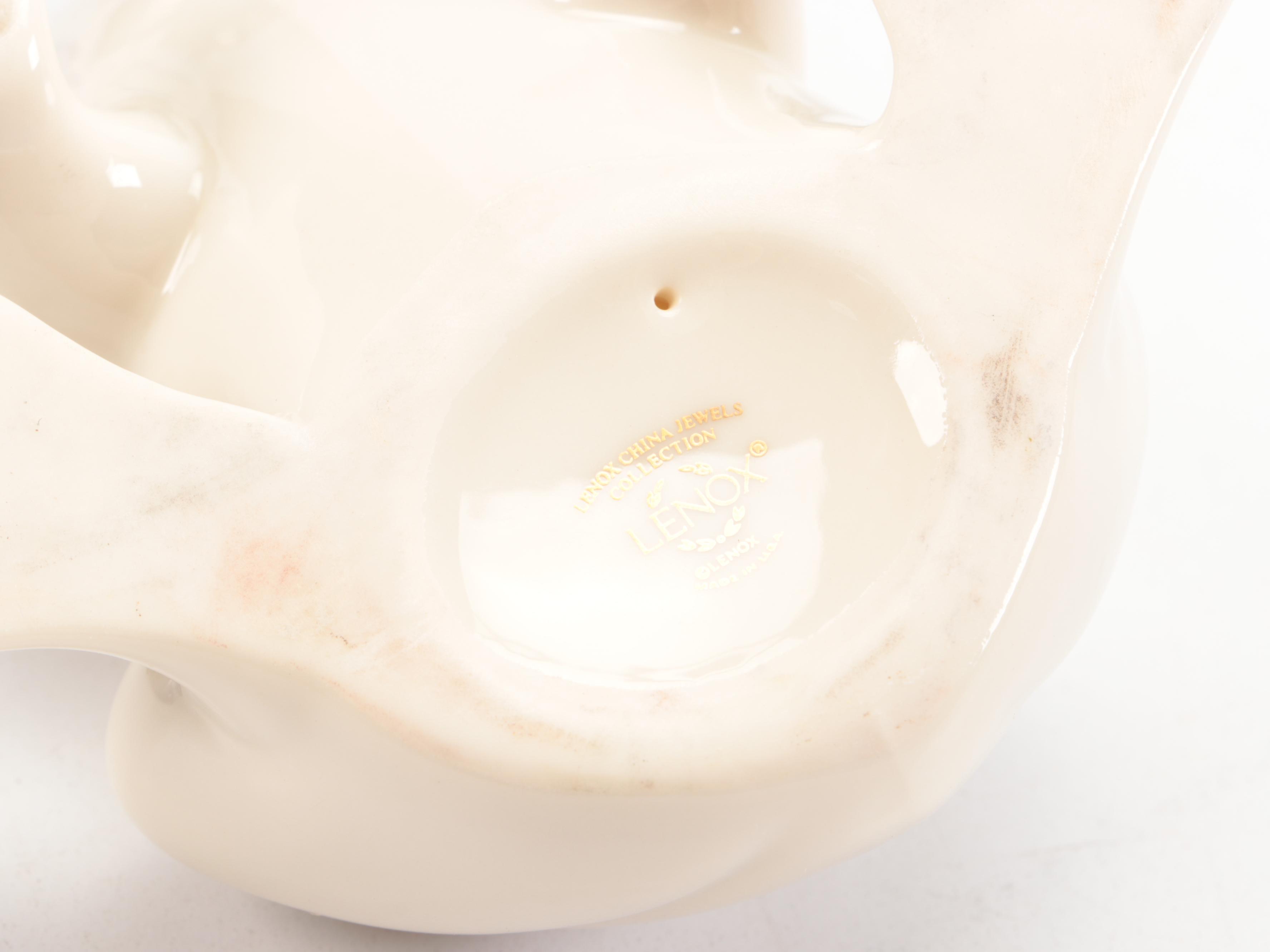 Lenox China Jewels Collection Frog with Other Figurines