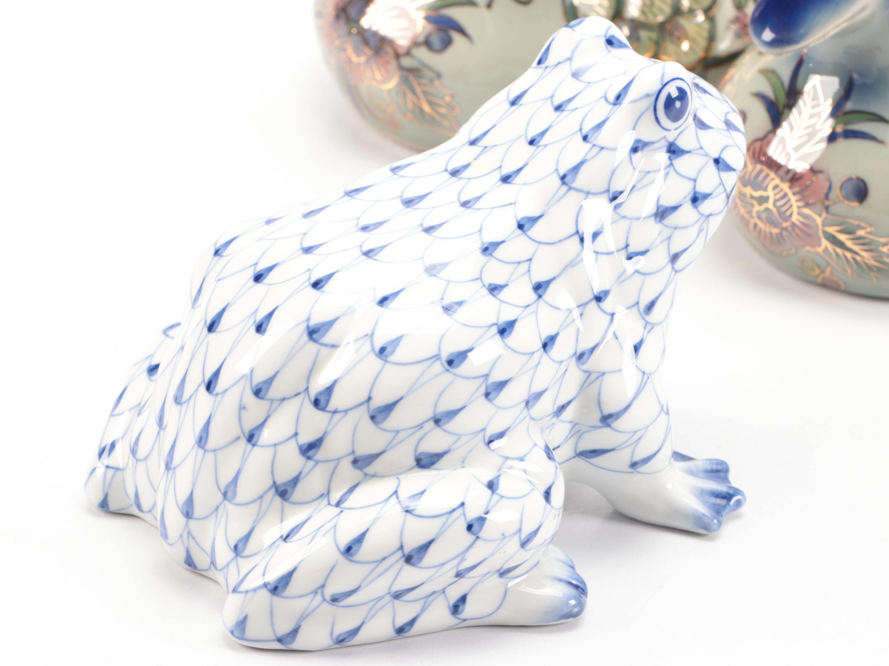 Lenox China Jewels Collection Frog with Other Figurines