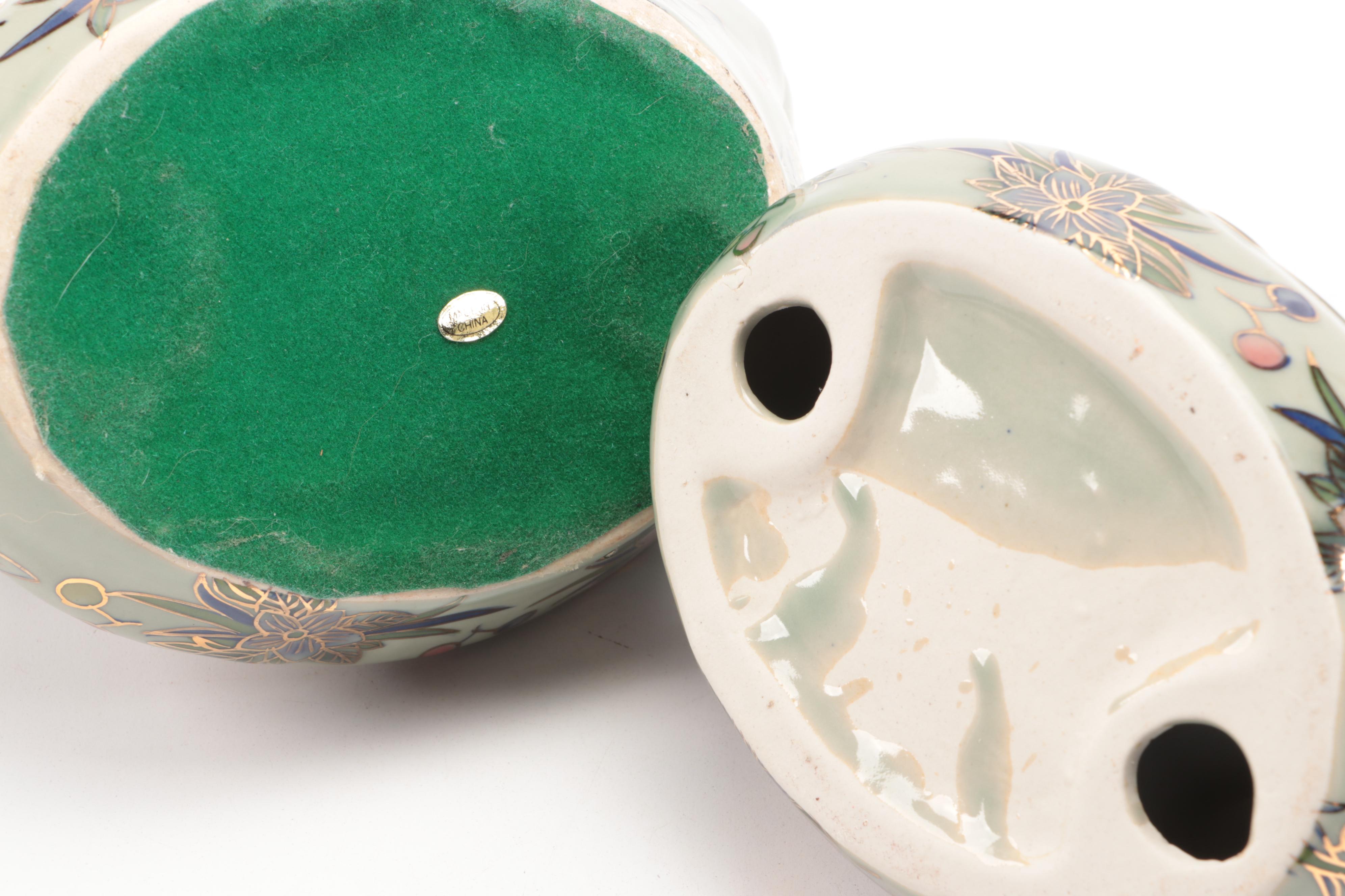 Lenox China Jewels Collection Frog with Other Figurines