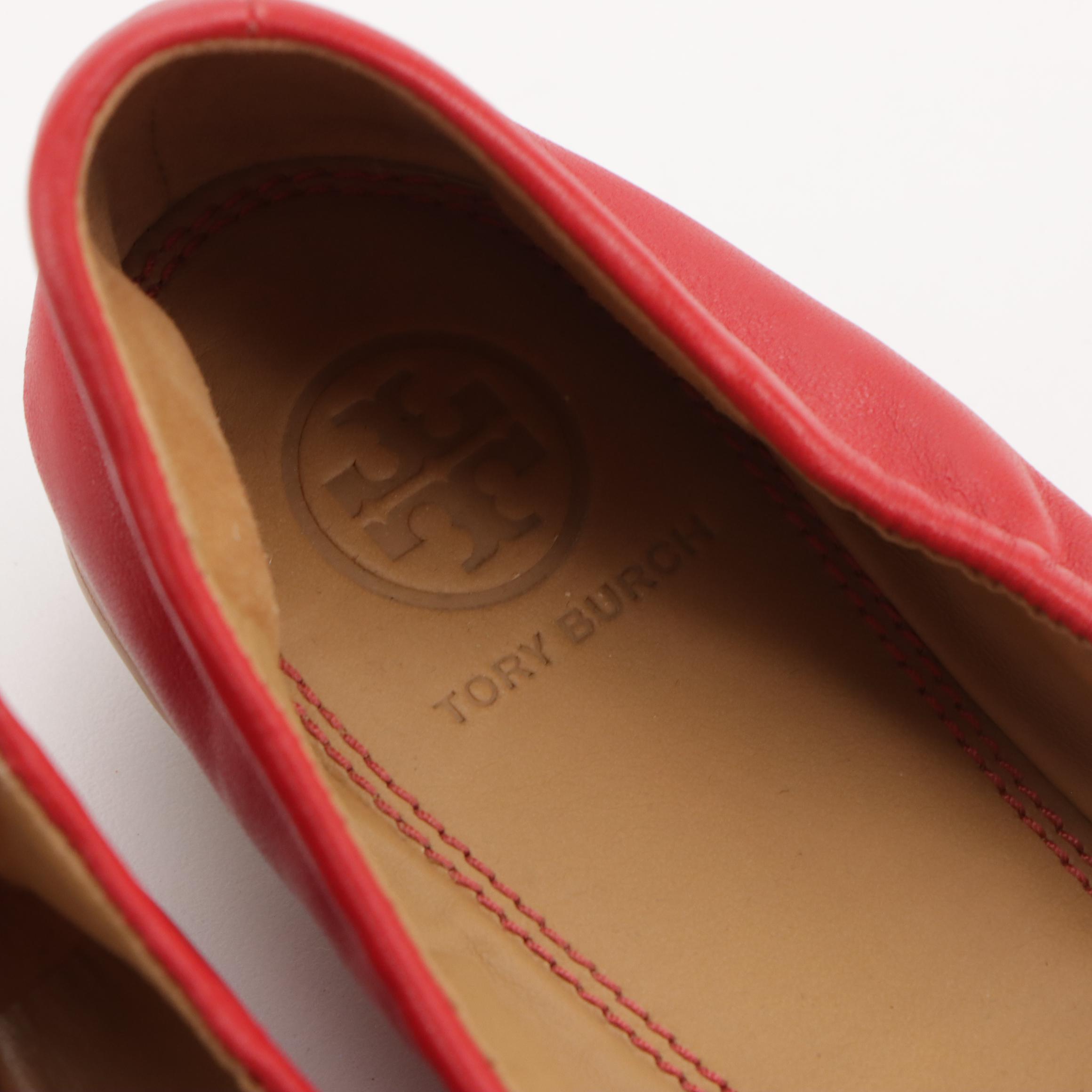 Tory Burch Minnie Cap Toe Ballet Flats in Bicolor Leather