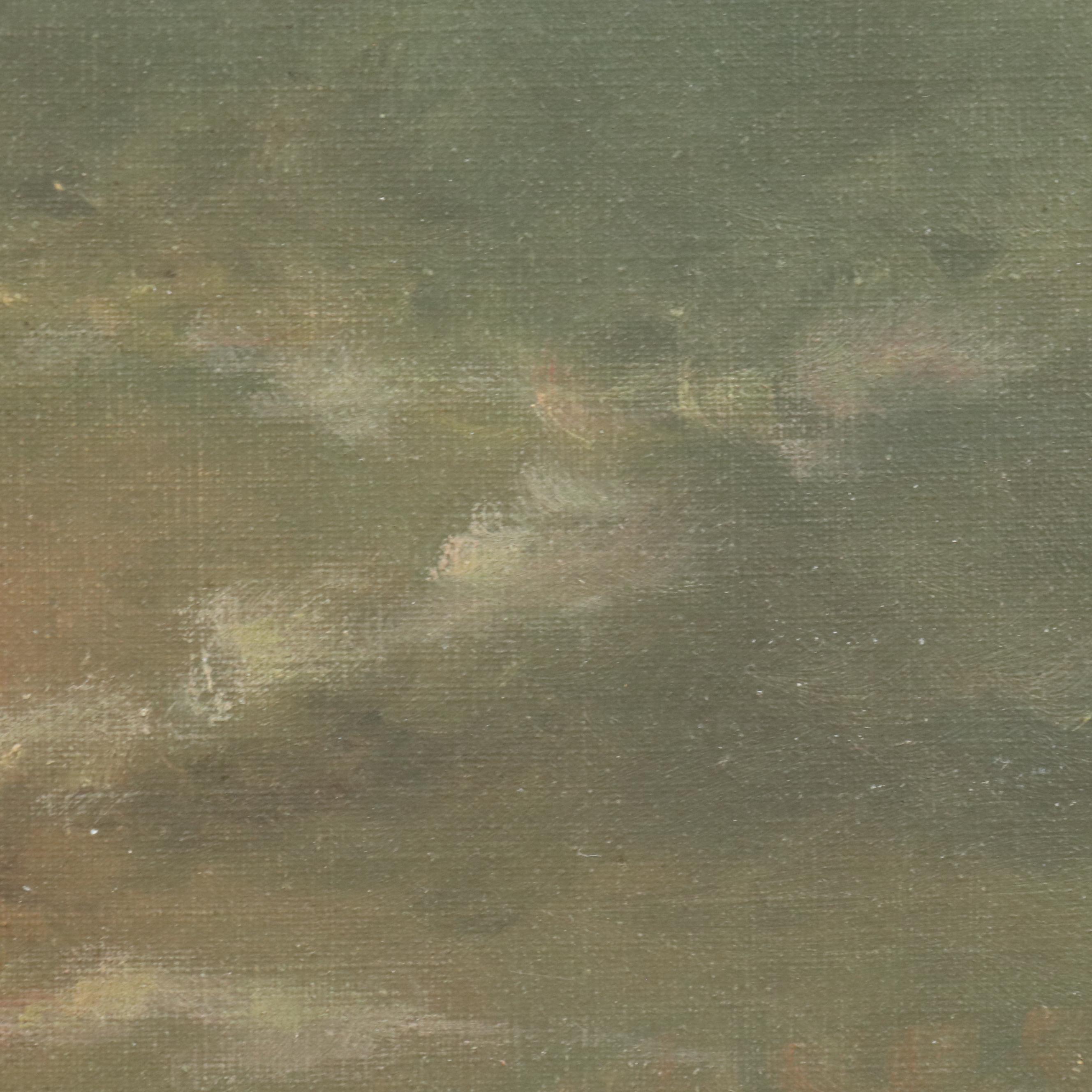 Maritime Oil Painting of Sailing Ships, 19th Century