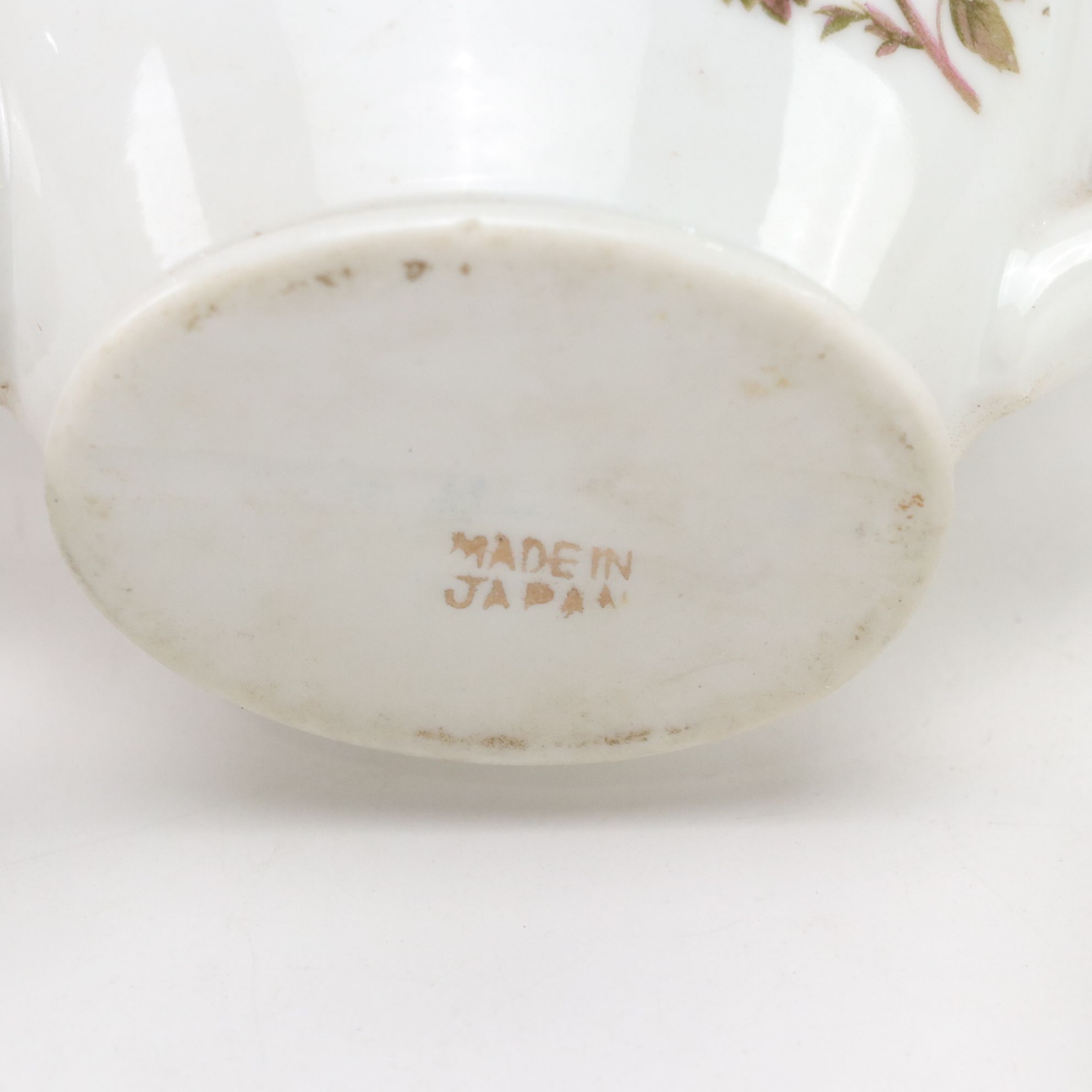 Japanese "Moss Rose" Porcelain Child's Tea Set