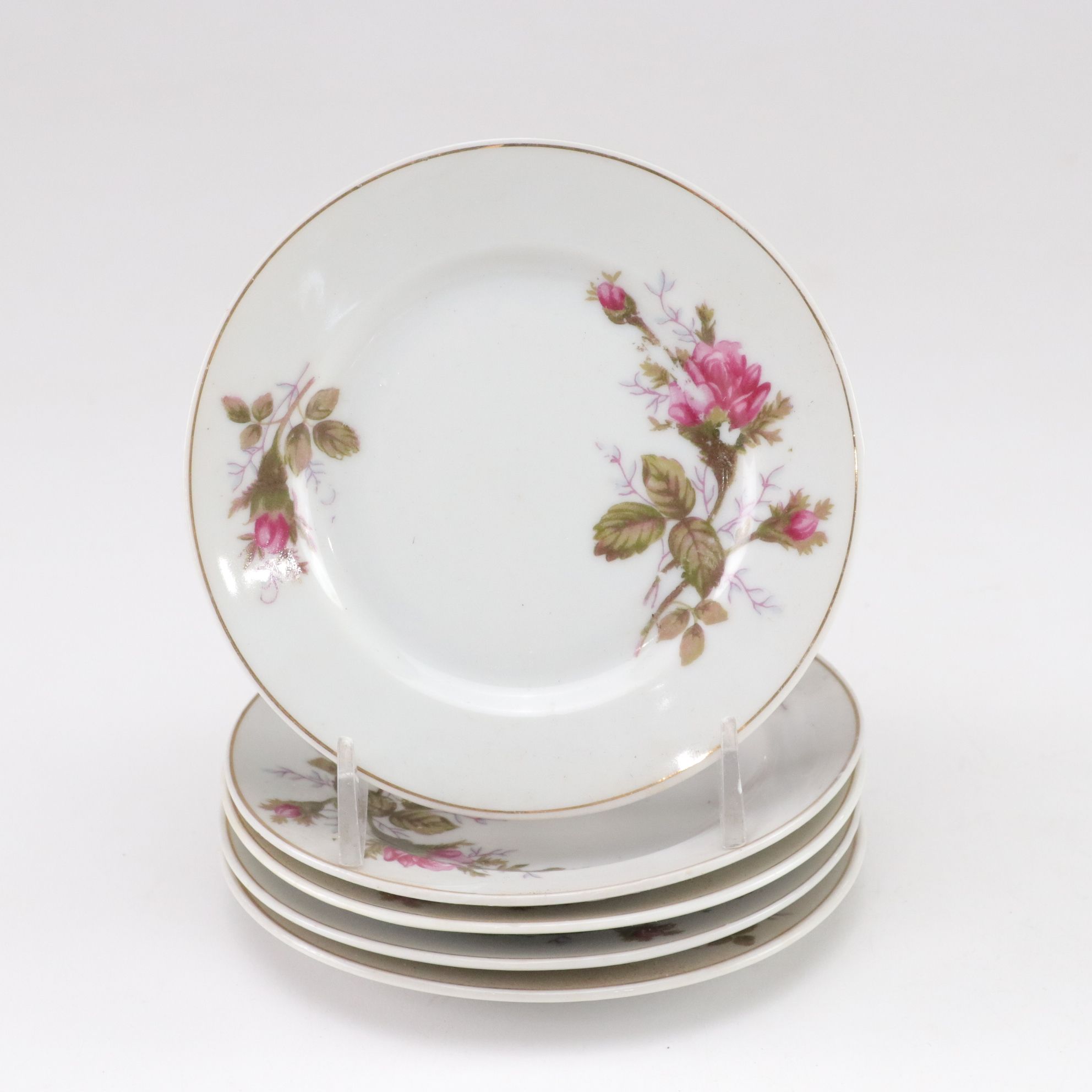 Japanese "Moss Rose" Porcelain Child's Tea Set